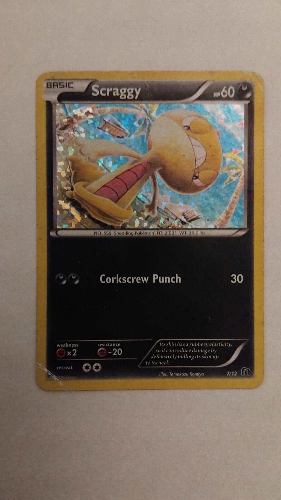 Pokémon kaart Scaggy McDonalds Promo, Ophalen of Verzenden, Gebruikt, Losse kaart, Foil