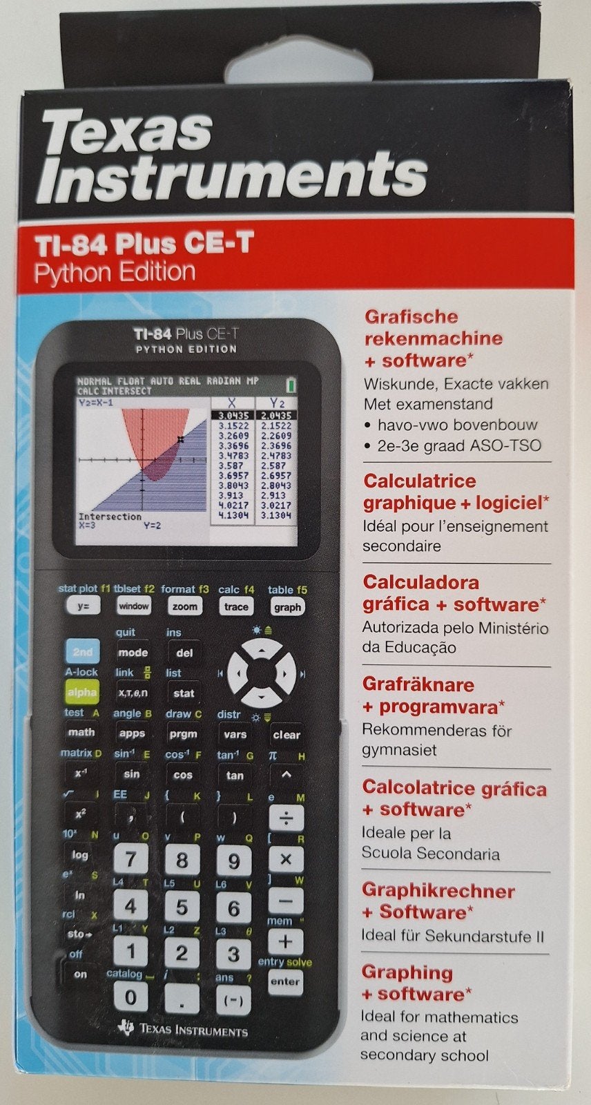 TI-84 Plus CE-T Grafische Rekenmachine NIEUW!, Ophalen of Verzenden, Grafische rekenmachine, Nieuw