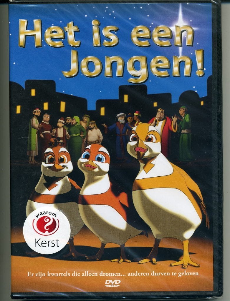 Het is een jongen Kerst DVD 2008 NIEUW geseald, Alle leeftijden, Inclusief doosje, Overige soorten, Nieuw in verpakking