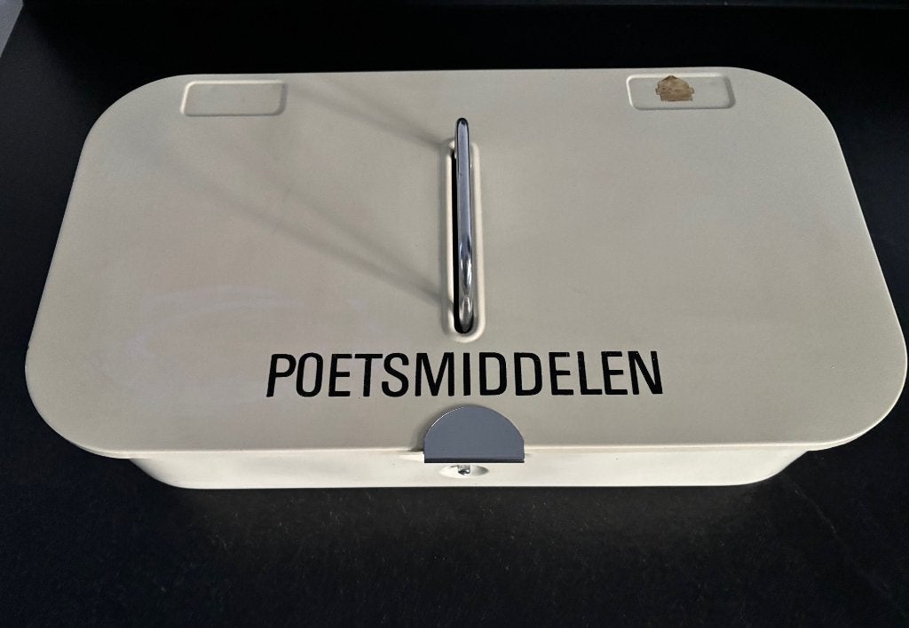Poetsmiddelen Doos Retro, Verzamelen, Ophalen of Verzenden, Huis en Inrichting