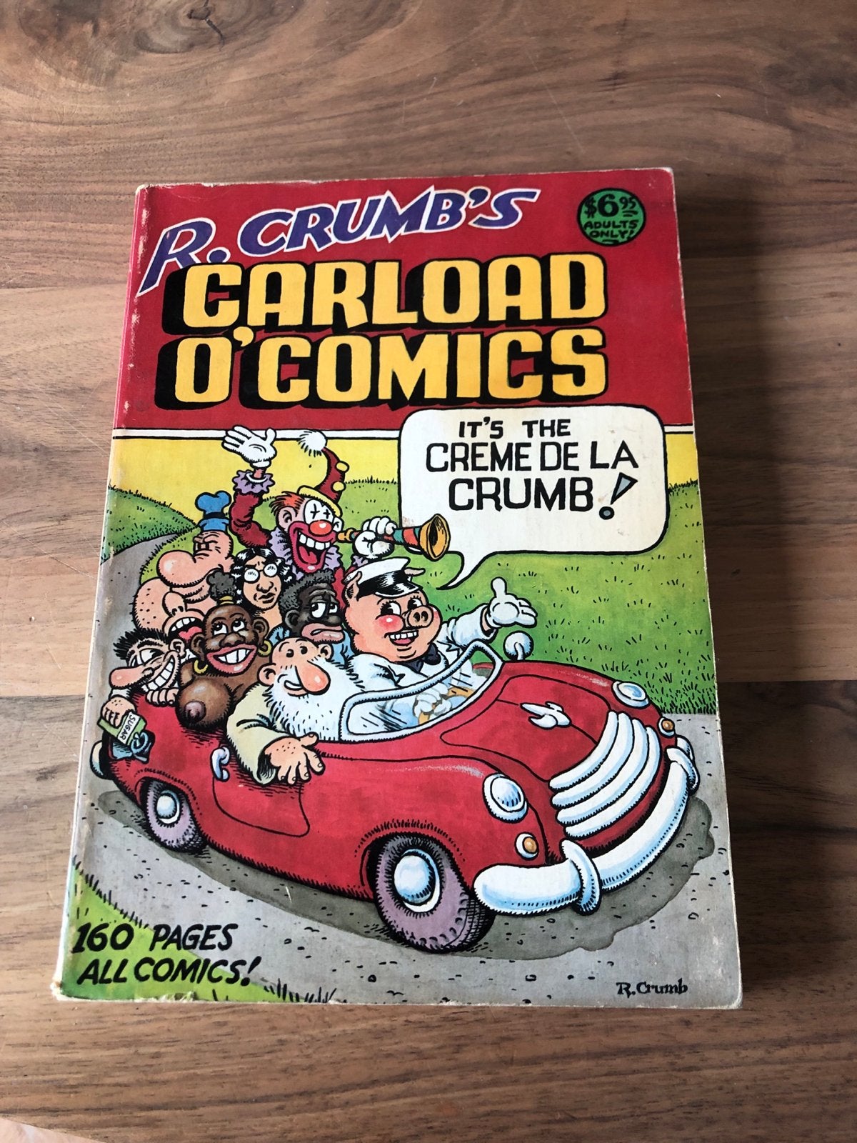 R. Crumb's Carload O' Comics - Vintage Stripboek, Eén comic, Ophalen of Verzenden, Gelezen, Amerika
