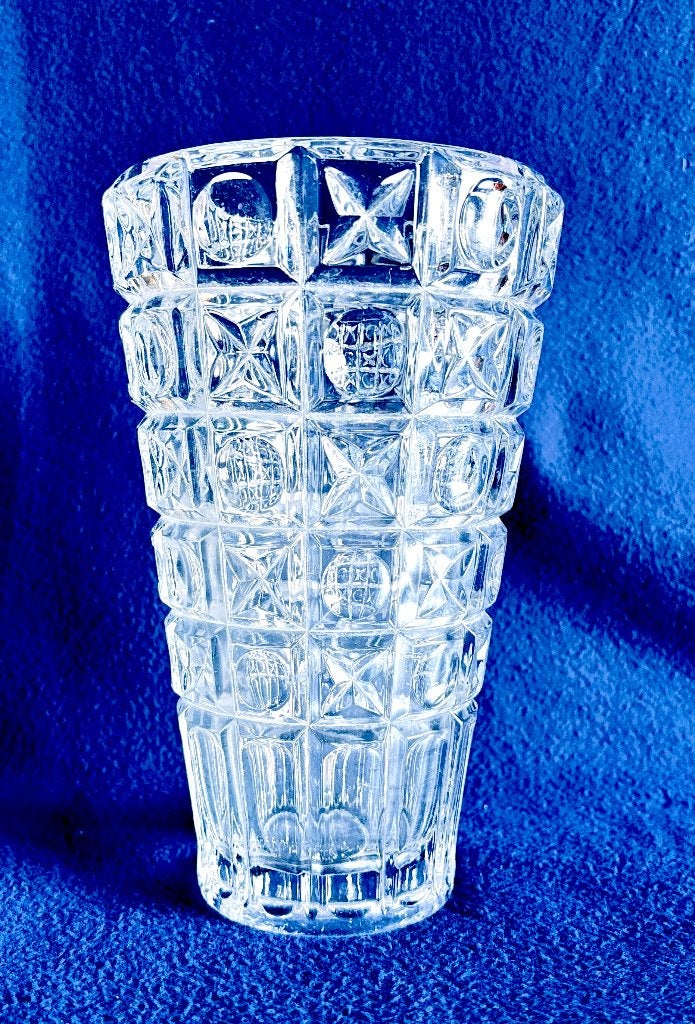Vintage design vaas OXO Sklo Union Jiří Zejmon (jaren 70), Antiek en Kunst, Ophalen