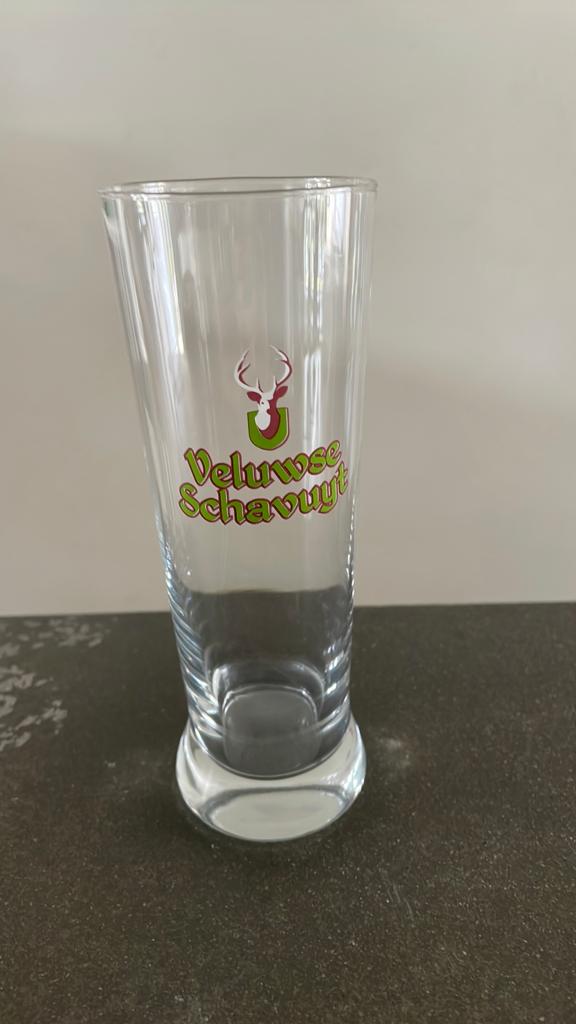 Bierglas Veluwse Schavuyt, Ophalen, Zo goed als nieuw, Bierglas