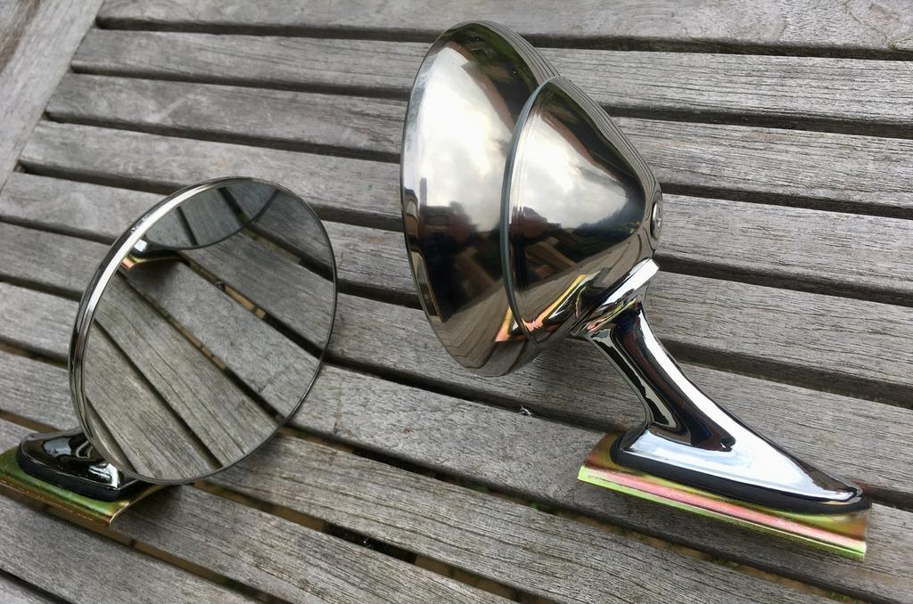 Chrome oldtimer GT spiegels, Ophalen of Verzenden, Nieuw