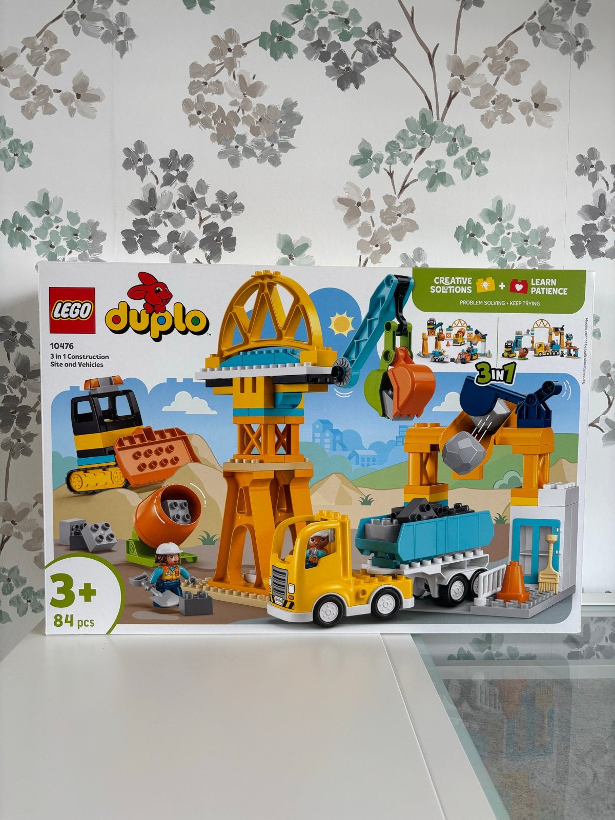 LEGO Duplo 10476 3-in-1 Bouwplaats en Voertuigen NIEUW, Overige thema's, Nieuw, Ophalen of Verzenden, Duplo