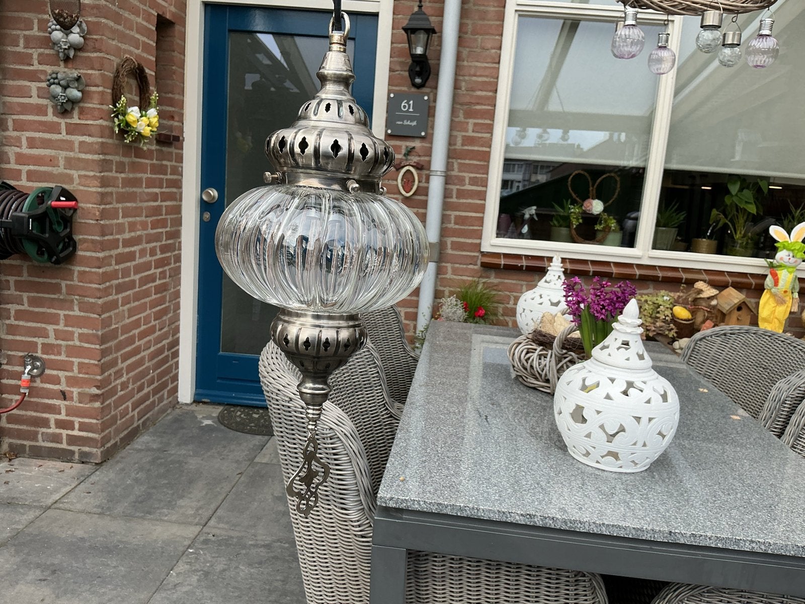 Oosterse hanglamp D&C Original TH 104-P17, Ophalen, Nieuw, Glas, Overige fittingen