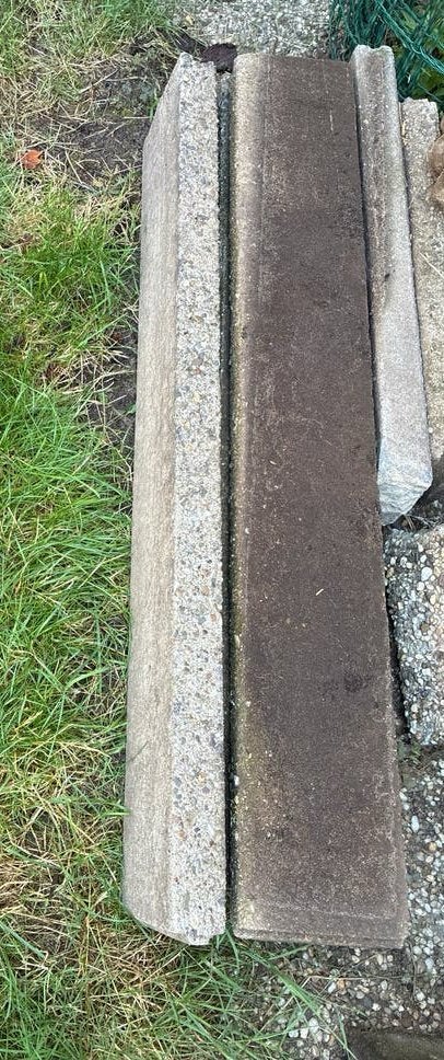 Betonnen opsluitbanden voor tuin of oprit, Ophalen, Overige materialen, Gebruikt, Overige typen