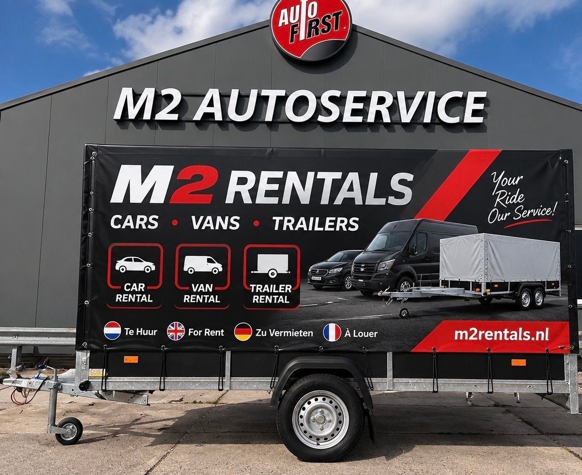 Aanhangers te huur bij M2 Rentals - Diverse modellen, Auto diversen, Ophalen, Gebruikt