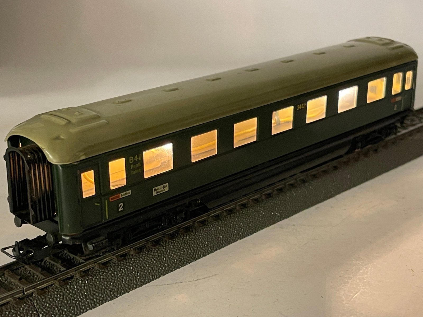 ** COLLECTORS ITEM ** Märklin 346.1 BS ** met VERLICHTING **, Wisselstroom, Wagon, Ophalen of Verzenden, Zo goed als nieuw
