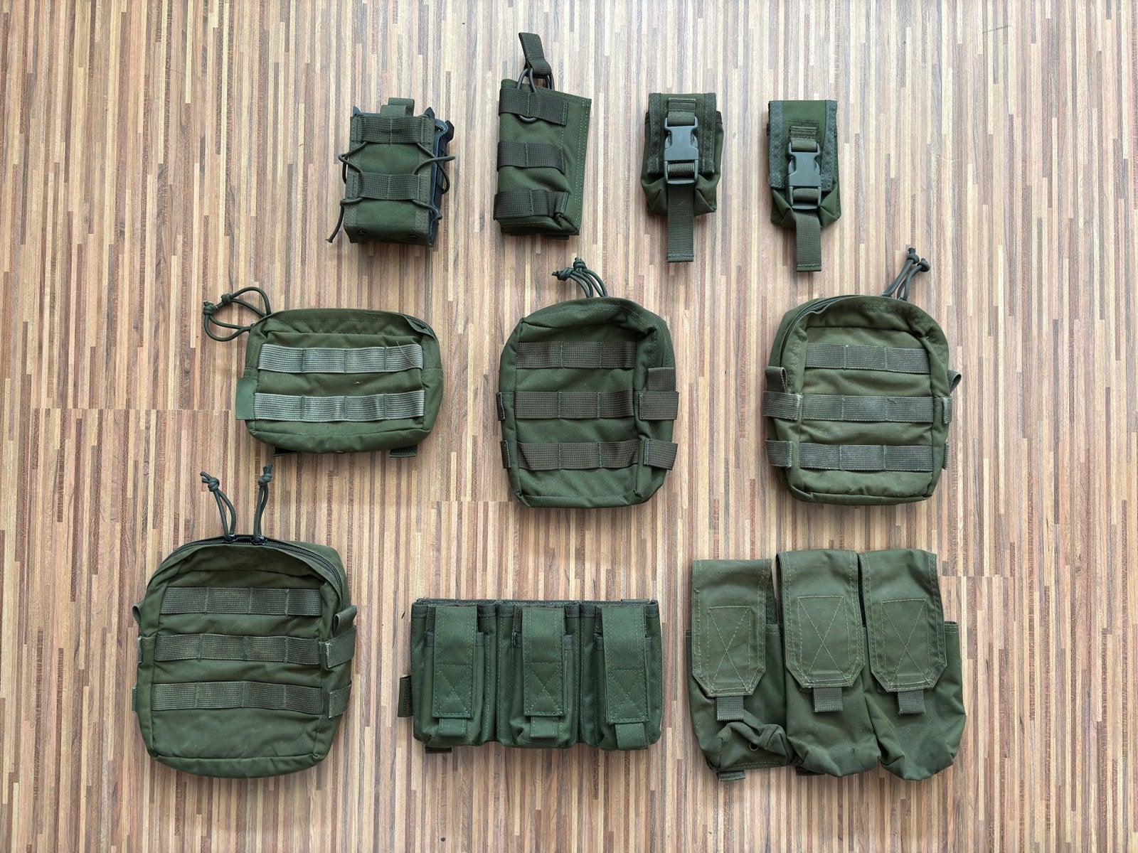 Warrior Assault Systems Pouches Olive Drab (OD), Ophalen of Verzenden, Landmacht, Nederland, Overige typen