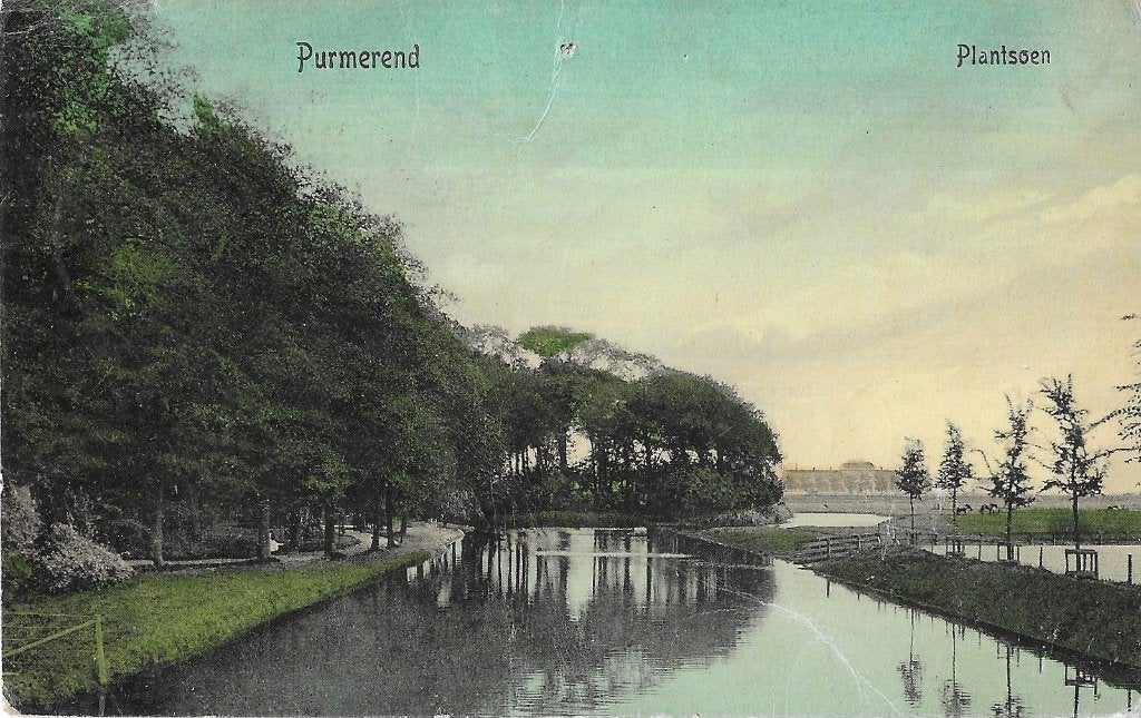AK Purmerend - Plantsoen, Verzenden, Voor 1920, Gelopen, Noord-Holland