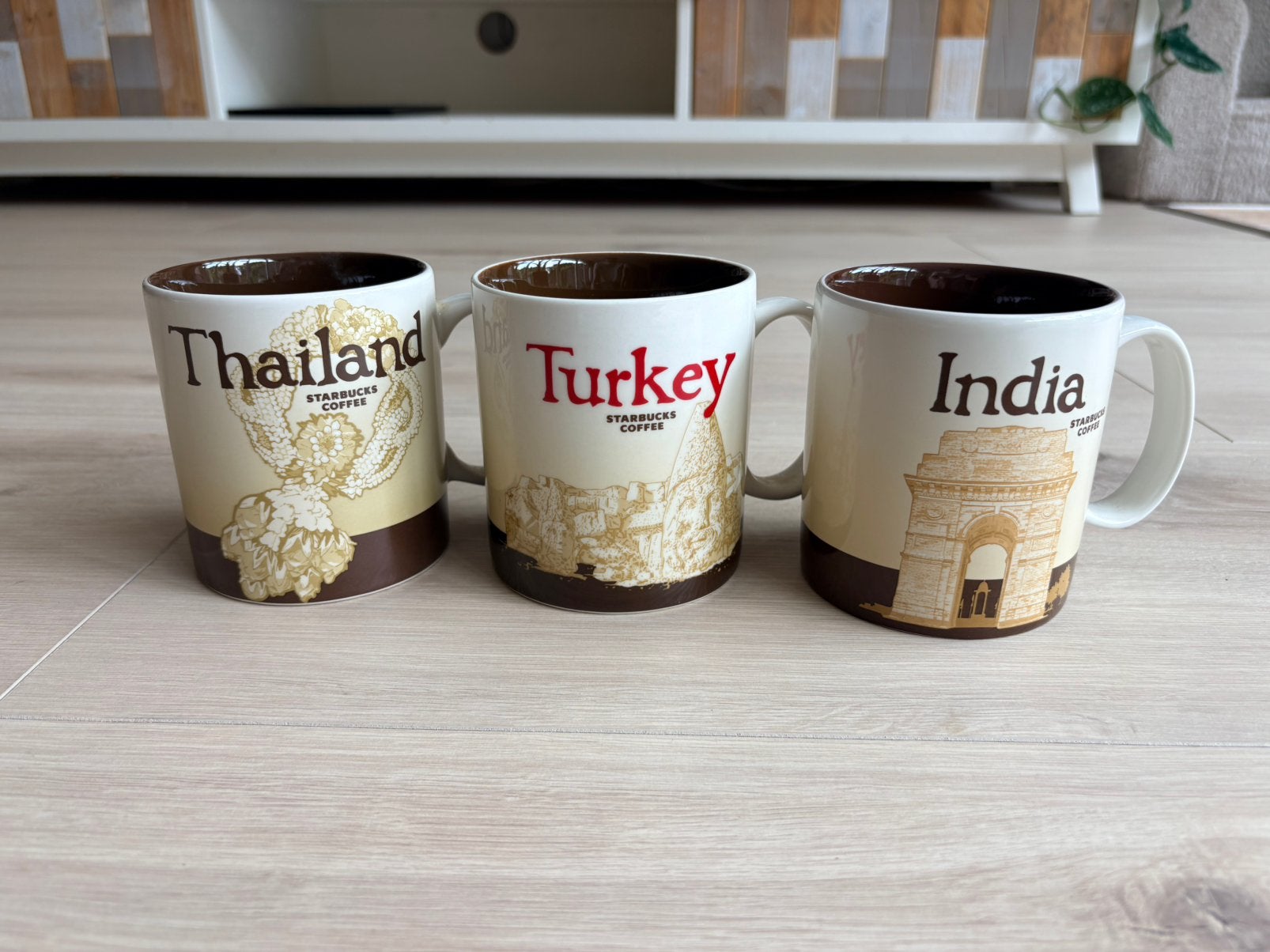 Starbucks city mugs - Thailand, Turkey en India, Ophalen of Verzenden, Zo goed als nieuw