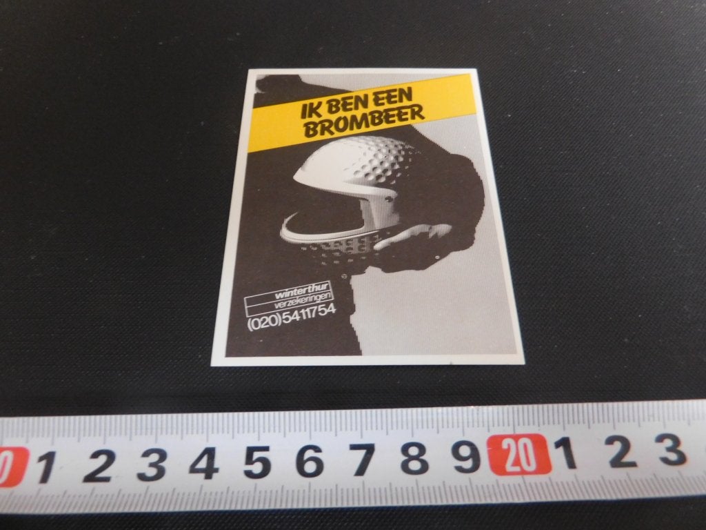 sticker winterthur verzekeringen - ik ben een brombeer, Verzamelen, Ophalen of Verzenden, Zo goed als nieuw
