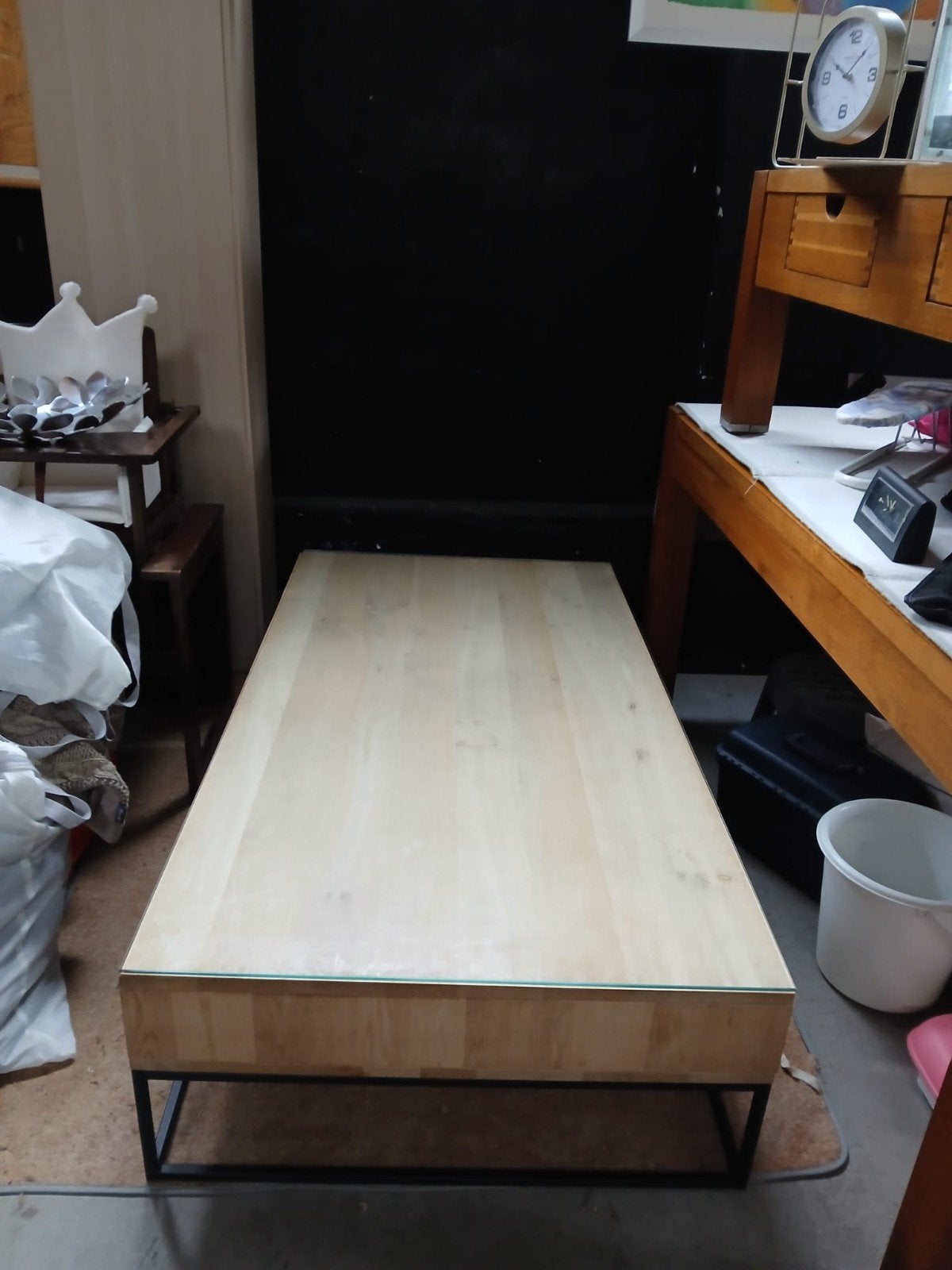 Tafel, Ophalen, Eenpersoons, Hout, 90 cm