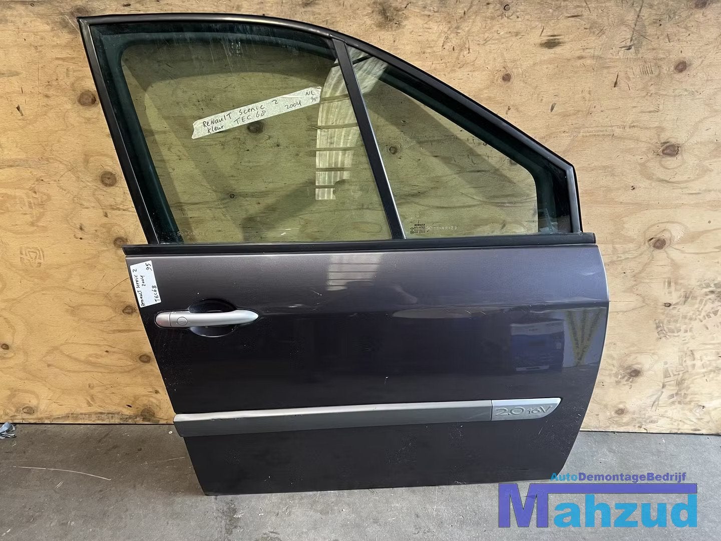 RENAULT SCENIC 2 grijs TEC68 rechts voor deur 2004-2009, Renault Group, Gebruikt, Contact.group@renault.com, Ophalen of Verzenden