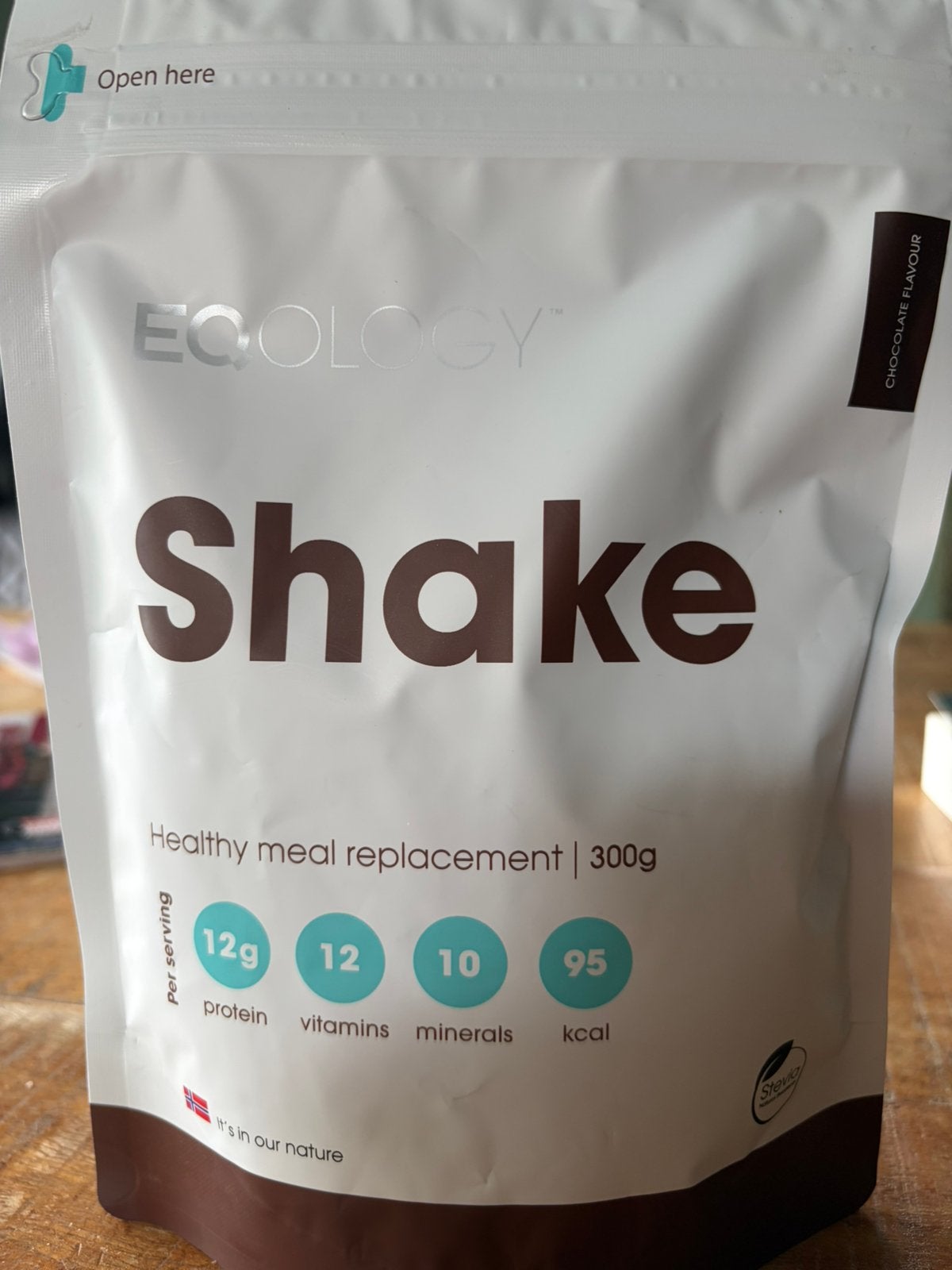Eqology shake chocolate flavour, Ophalen of Verzenden, Nieuw