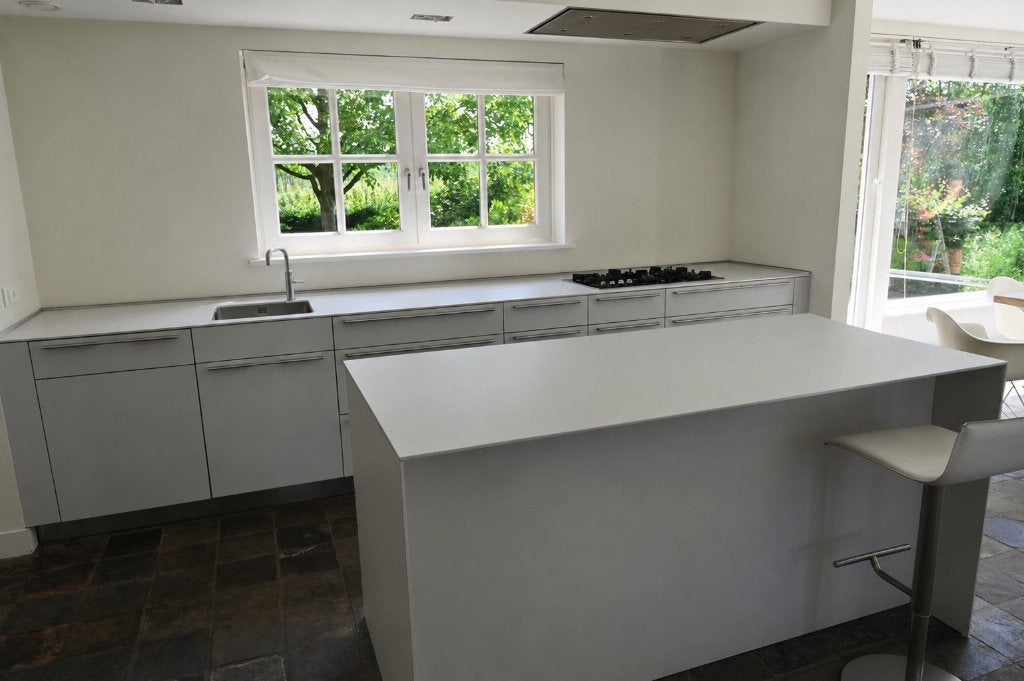 Bulthaup keuken met keukeneiland, Huis en Inrichting, Keuken | Complete keukens, Ophalen, Gebruikt, Wit, Overige typen