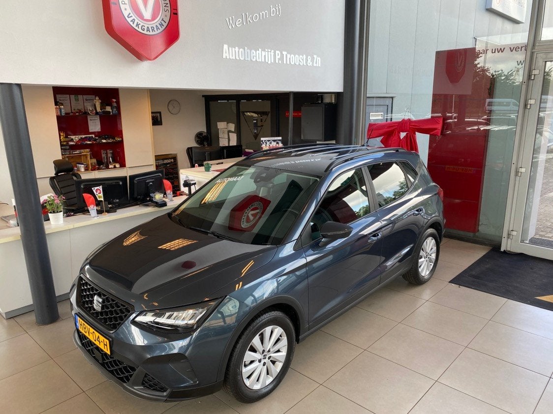 SEAT Arona 1.0 EcoTSI Style Automaat, Lage Kilometerstand,Ap, Auto's, Seat, Stof, Gebruikt, Zwart, Bedrijf