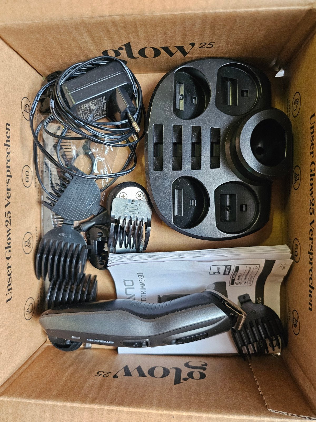Tondeuse set met oplader en handleiding, Ophalen of Verzenden, Nieuw, Scheren en Epileren