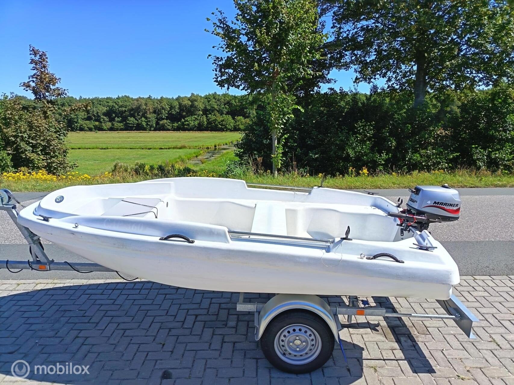 Jeanneau Cap 360 | Mariner 4 pk 4-takt | Onderhoudsvrij!, Jeanneau, Benzine, Gebruikt, Jeanneau