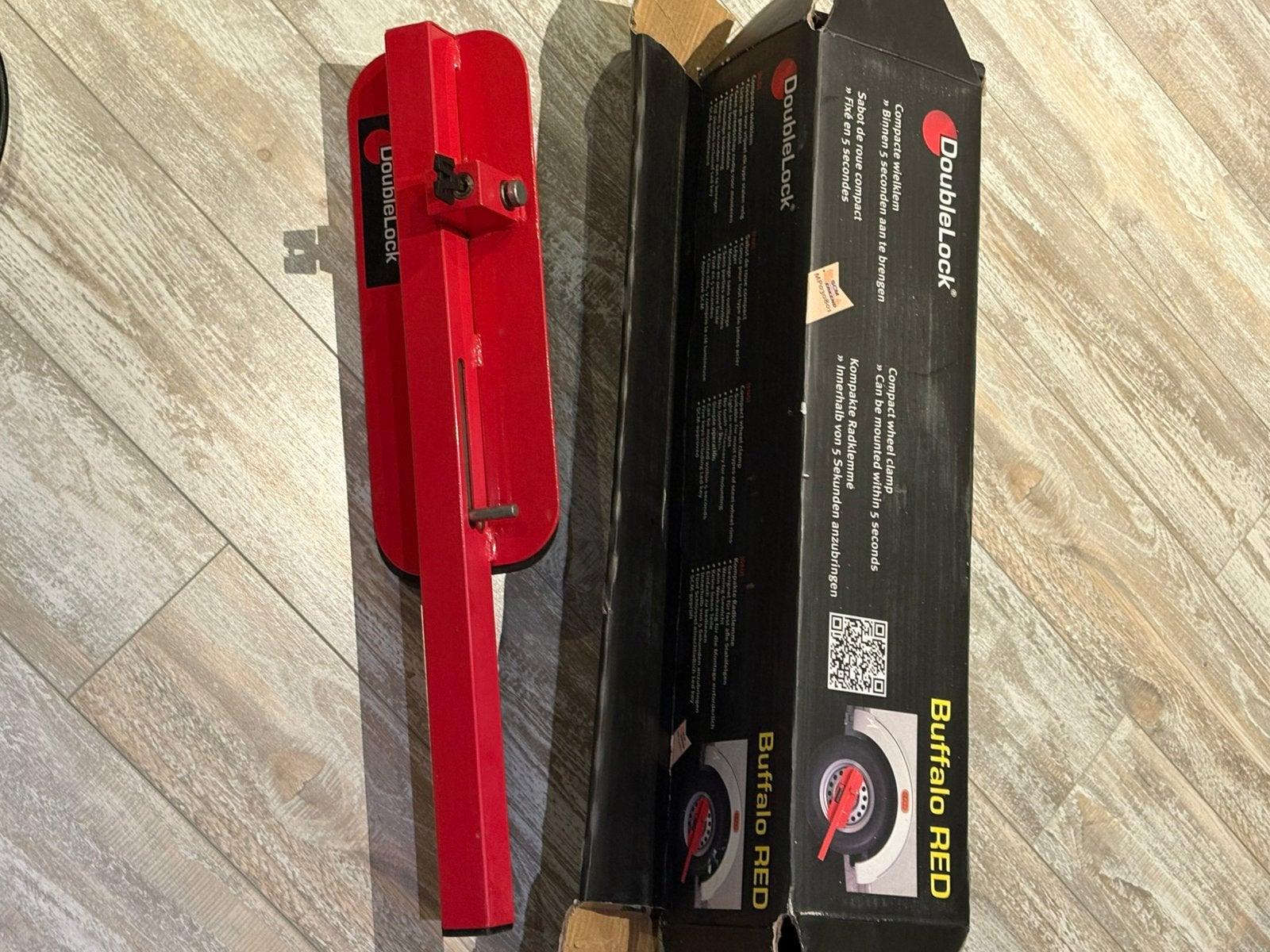 Wielklem DoubleLock Buffalo Red, Ophalen, Zo goed als nieuw