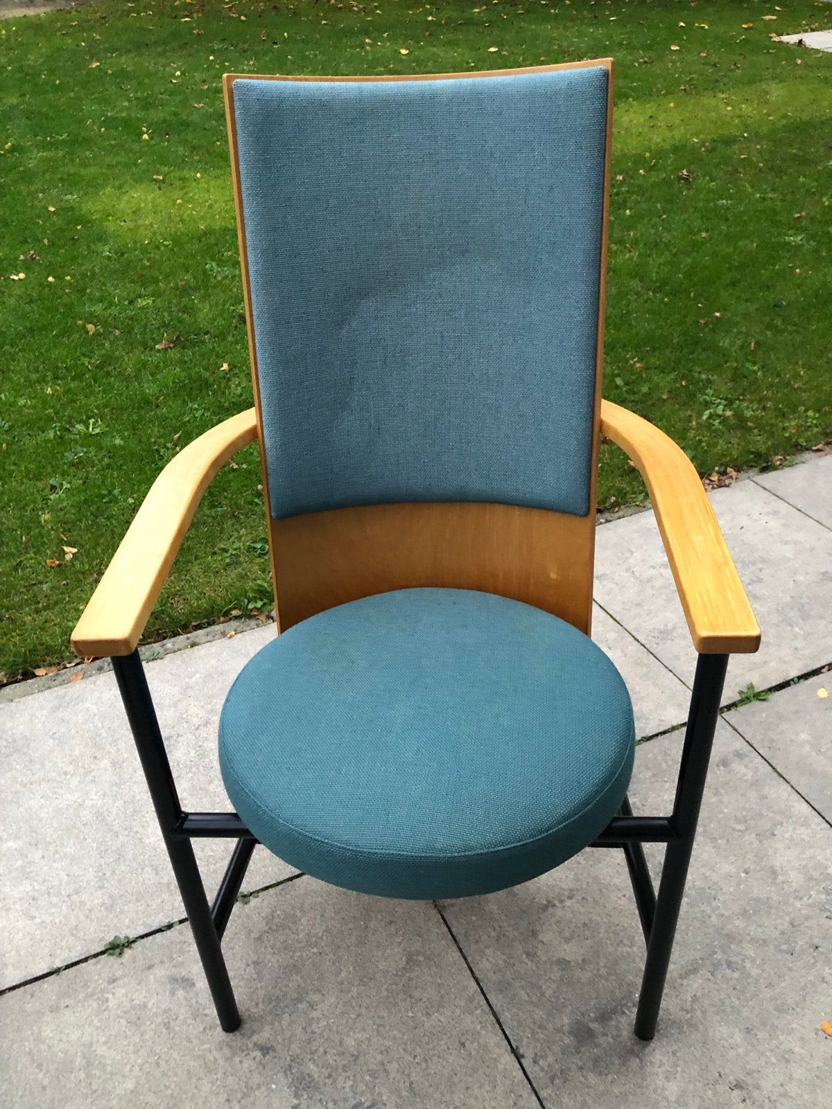 Intimo Timo Saarnio stoel - Scandinavisch design, Huis en Inrichting, Ophalen, Gebruikt, Blauw, Eén