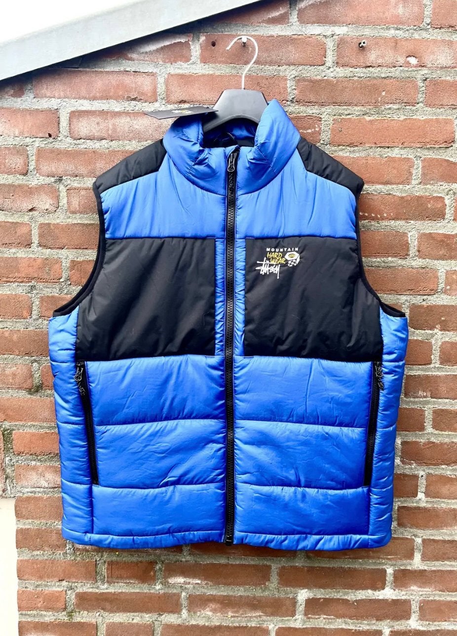 Stussy Mountain Hardwear Large bodywarmer vest outdoor, Verzenden, Nieuw, Maat 52/54 (L), Blauw