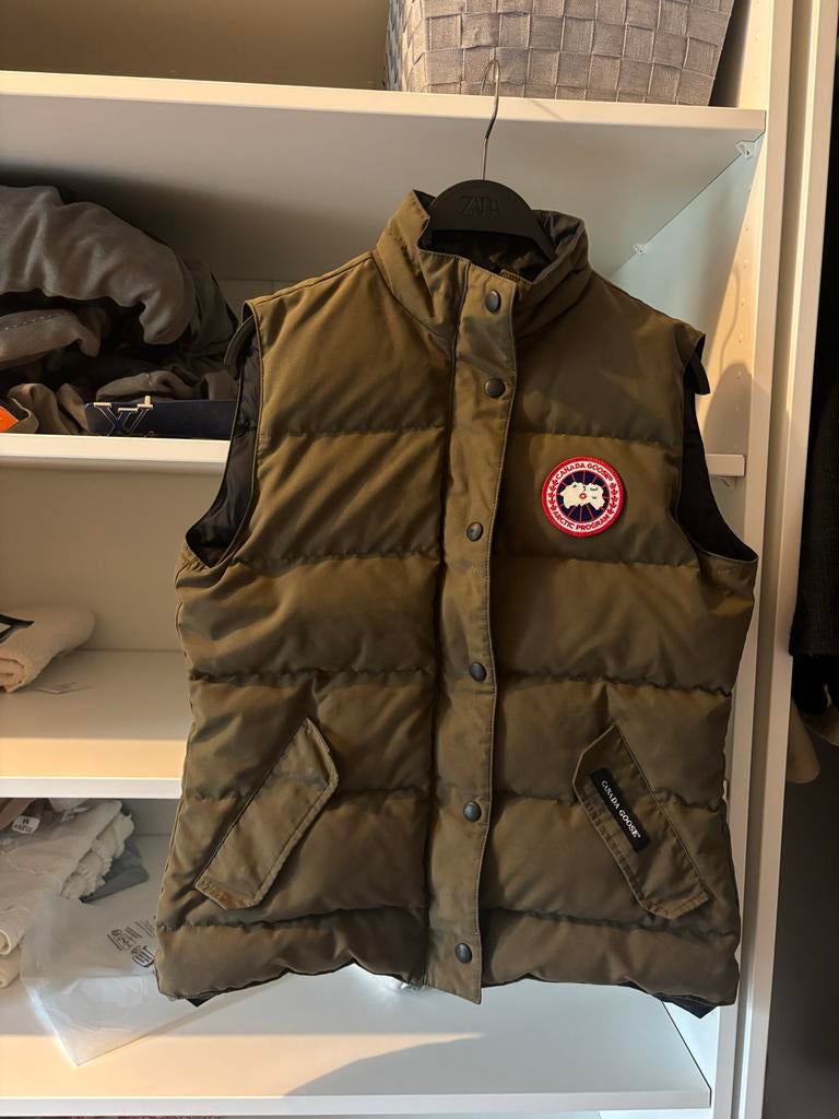 Canada Goose Bodywarmer Maat M - Origineel, Ophalen of Verzenden, Gedragen, Groen