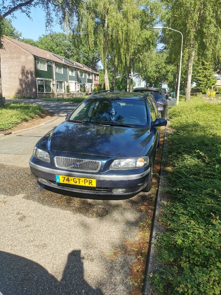 Volvo V70 2.4 170PK AUT 2001 Blauw op LPG, Auto's, Volvo, Particulier, V70, Airconditioning, Benzine, D, Stationwagon, Automaat
