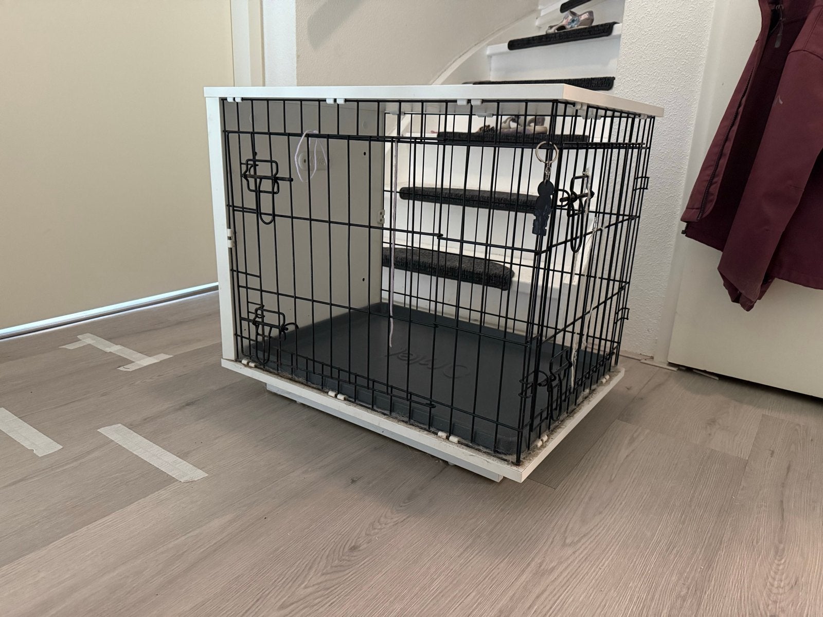 Omlet hondenbench 65x49x58 cm, Dieren en Toebehoren, Hondenbenches, Ophalen, Zo goed als nieuw