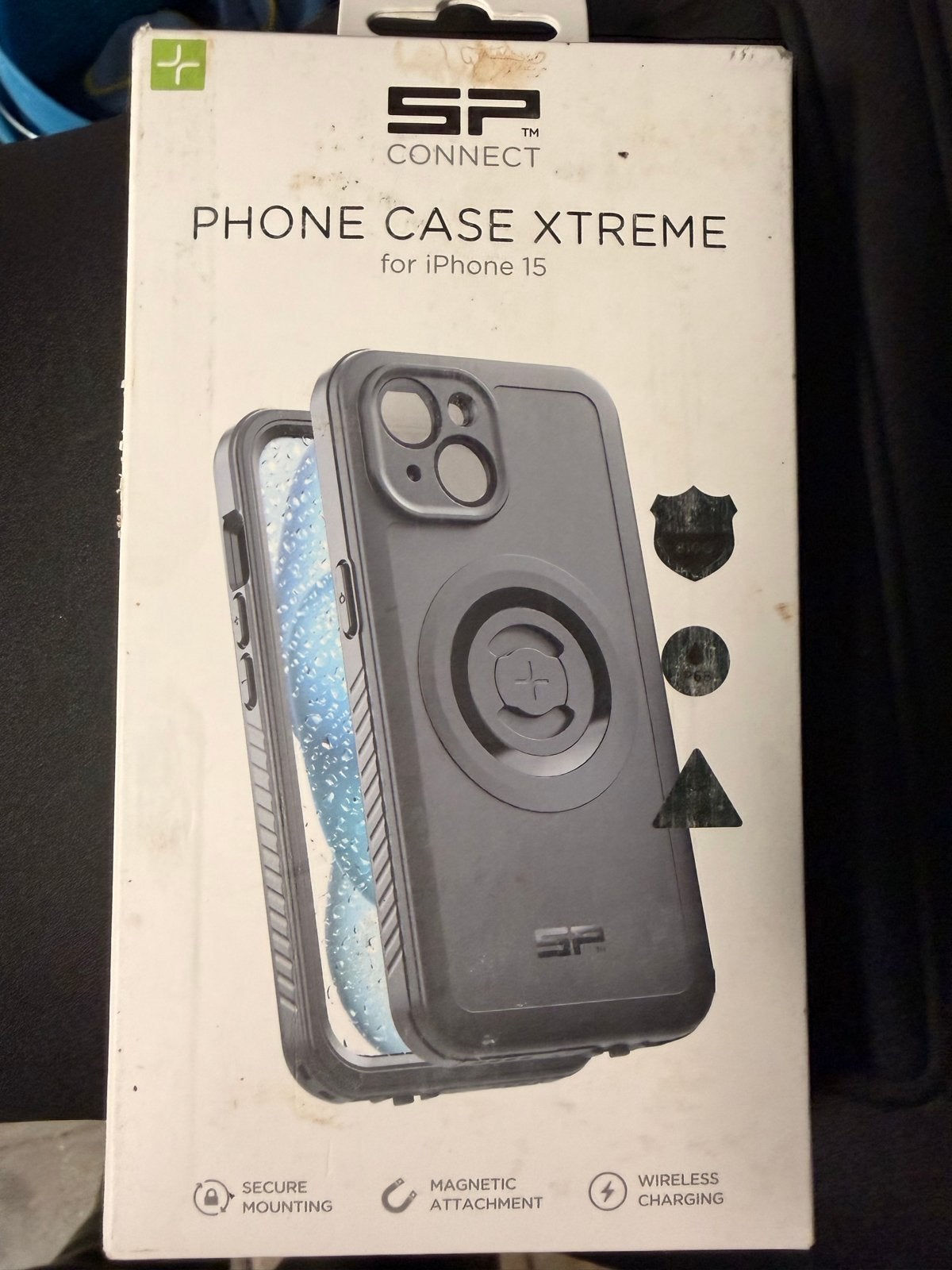 SP Connect Phone Case Xtreme voor iPhone 15 - Motorhoes, Kunststof, IPhone 15, Zwart, Nieuw