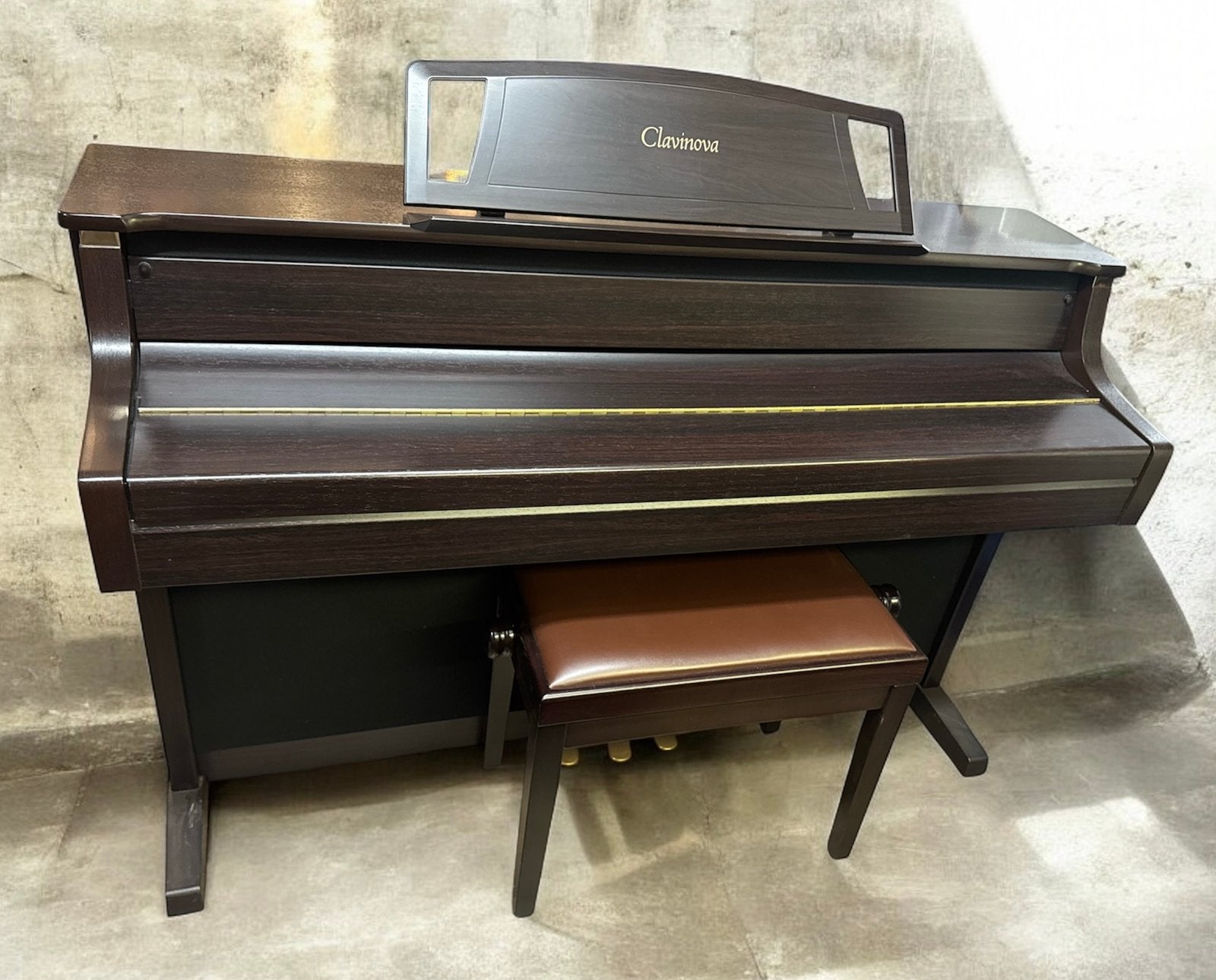 Yamaha Clavinova CLP 880 elektrische piano, Ophalen, Gebruikt, Bruin, Piano