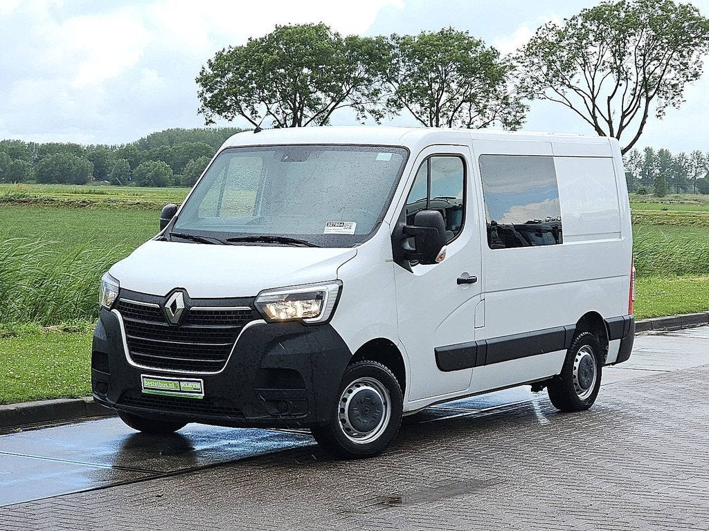 RENAULT MASTER 2.3 l1h1 dubbel cabine!, Auto's, Gebruikt, Euro 6, Renault, Wit
