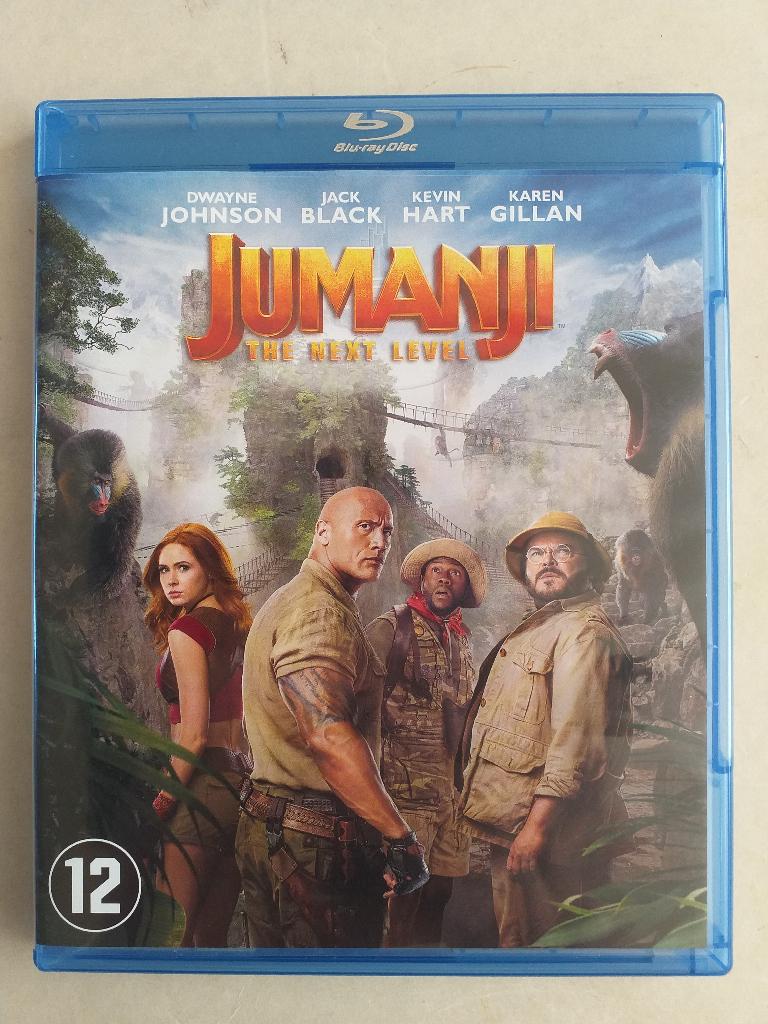 Jumanji The Next Level Bluray, Cd's en Dvd's, Blu-ray, Ophalen of Verzenden, Zo goed als nieuw, Avontuur