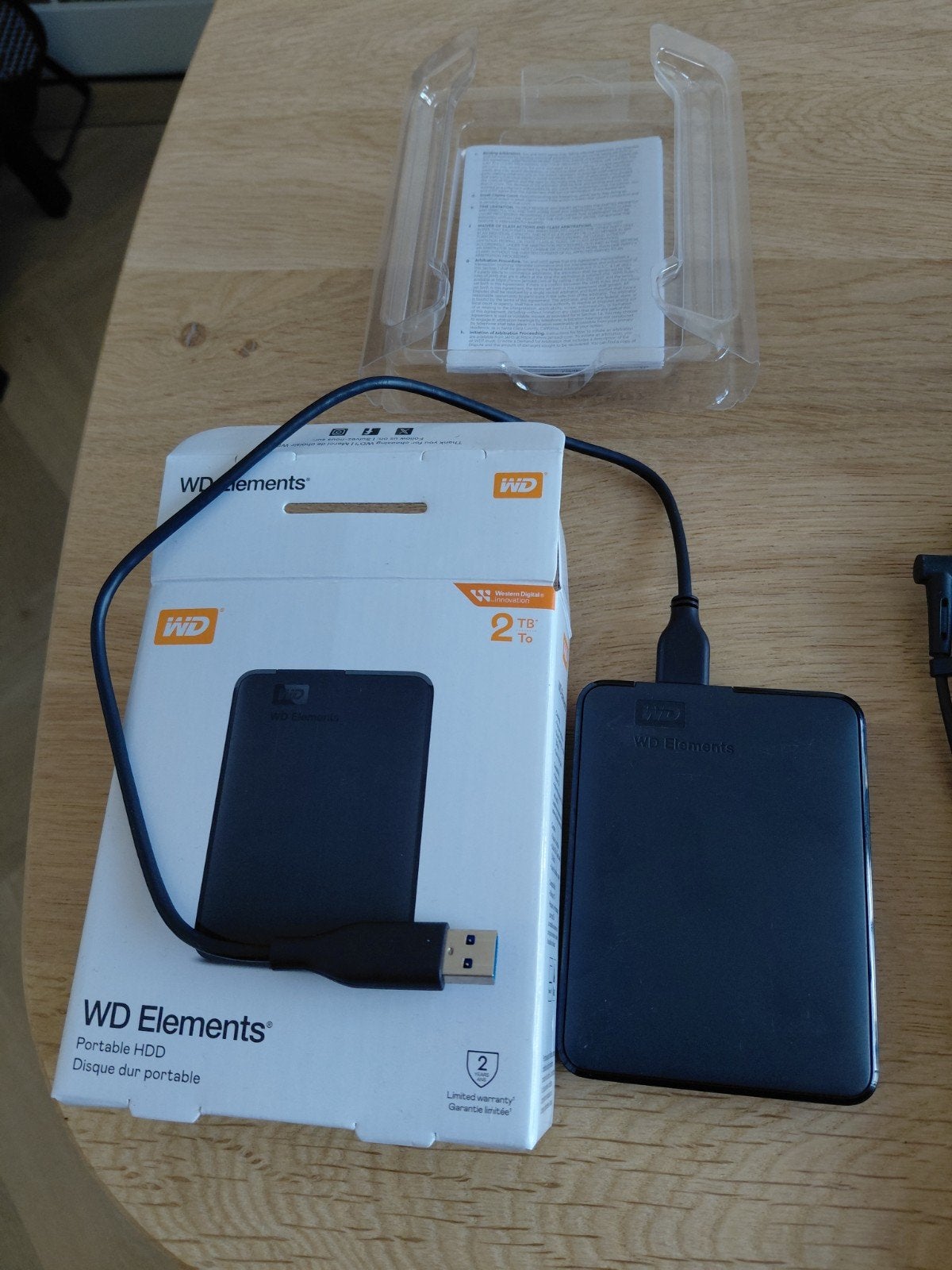 Extern Harde Schijf  2Tb met 931 Gb aan muziek, HDD, Nieuw, 2 Tb, Laptop