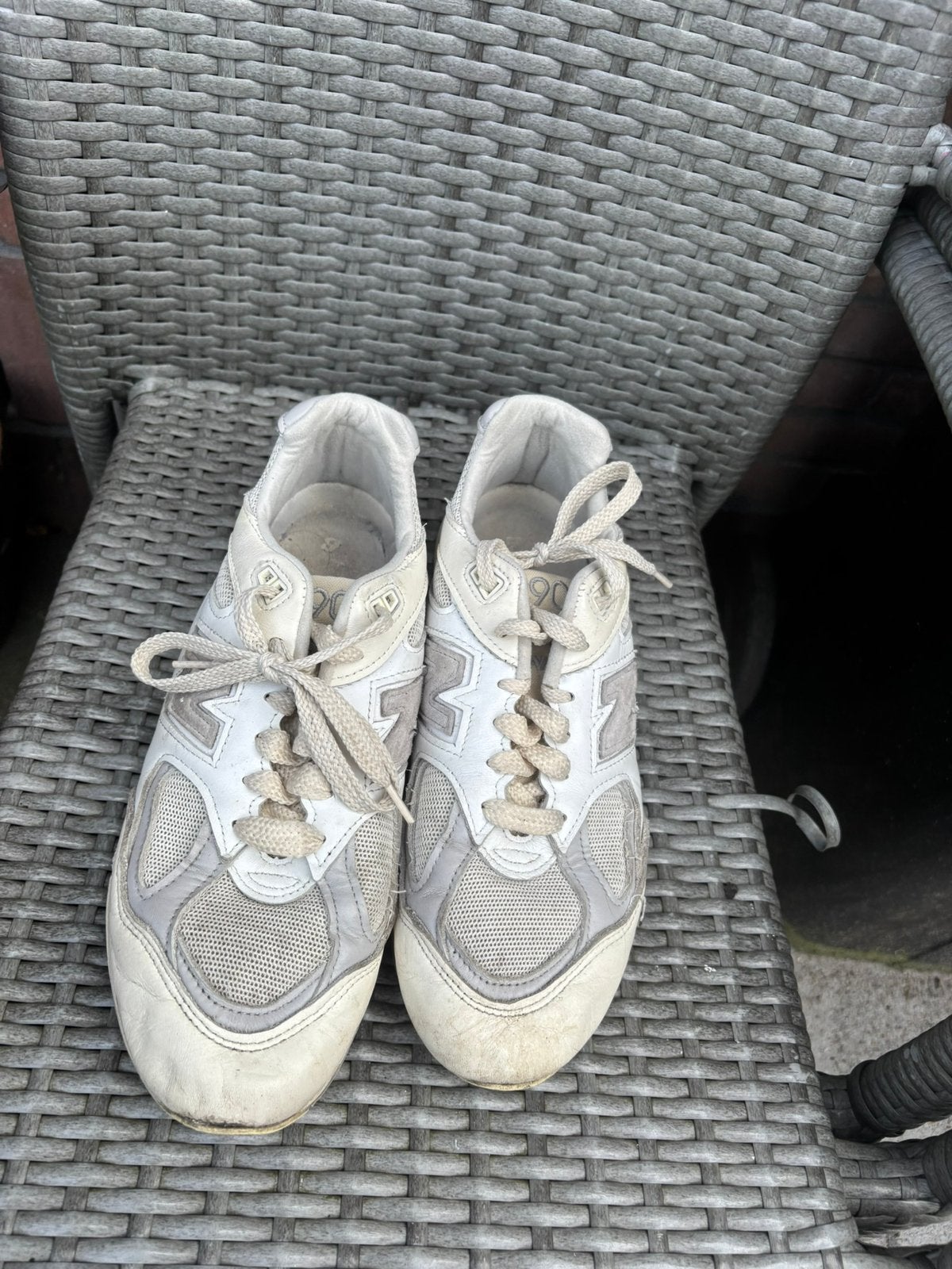 New Balance x Aimé Leon Doré maat 43, Wit, Ophalen of Verzenden, Sneakers of Gympen, Gedragen