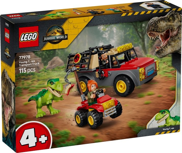 Lego Jurassic set 77978  Jonge T. rex transporttruck, Jurassic World, Lego, Nieuw, Ophalen of Verzenden