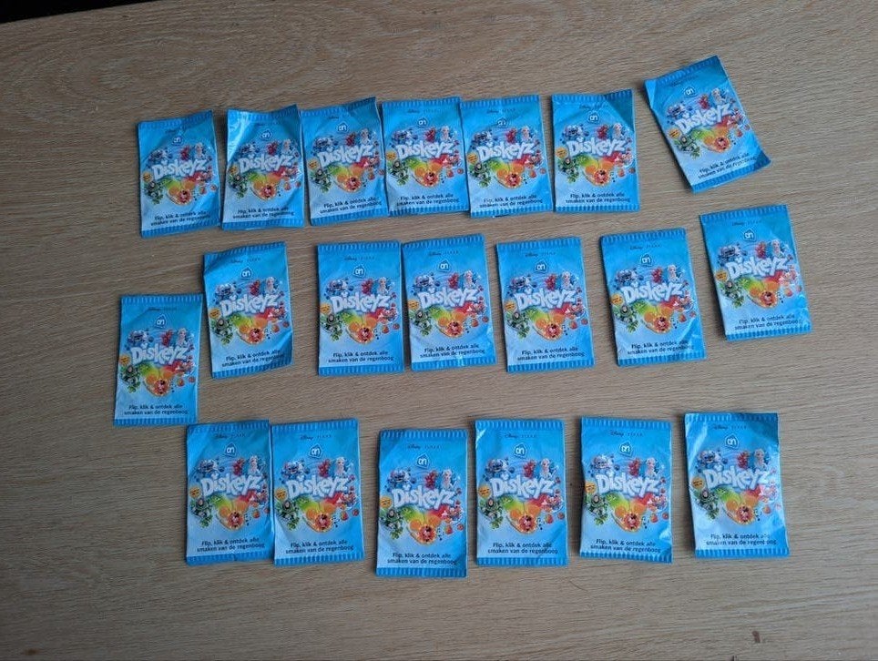 20 Disney ah Diskeyz in ongeopende verpakking, Albert Heijn, Ophalen of Verzenden