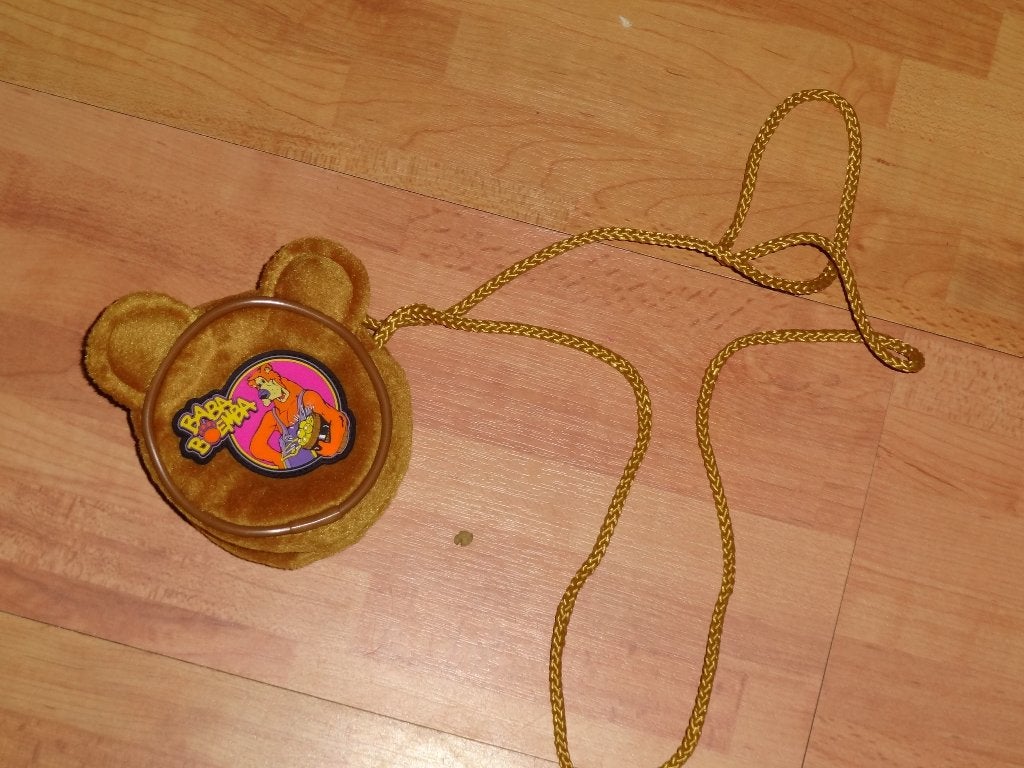 Vintage Baba Boemba portemonnee tasje - Bruin, met berenoren, Ophalen of Verzenden, Zo goed als nieuw, Bruin, Overige merken