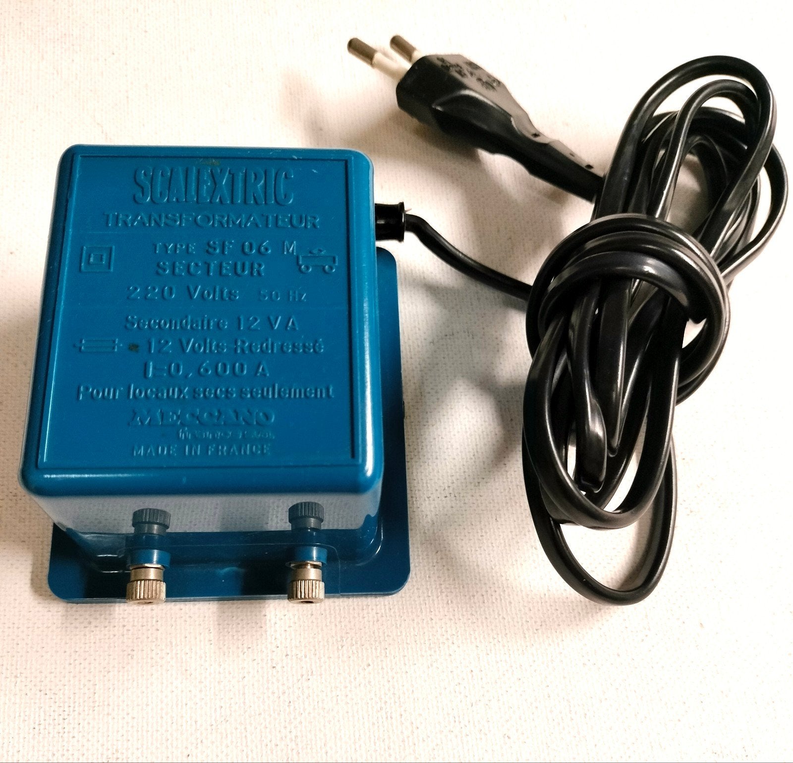Scalextric transformator voor racebaan type SF06 12 V 0,6 A, Ophalen of Verzenden
