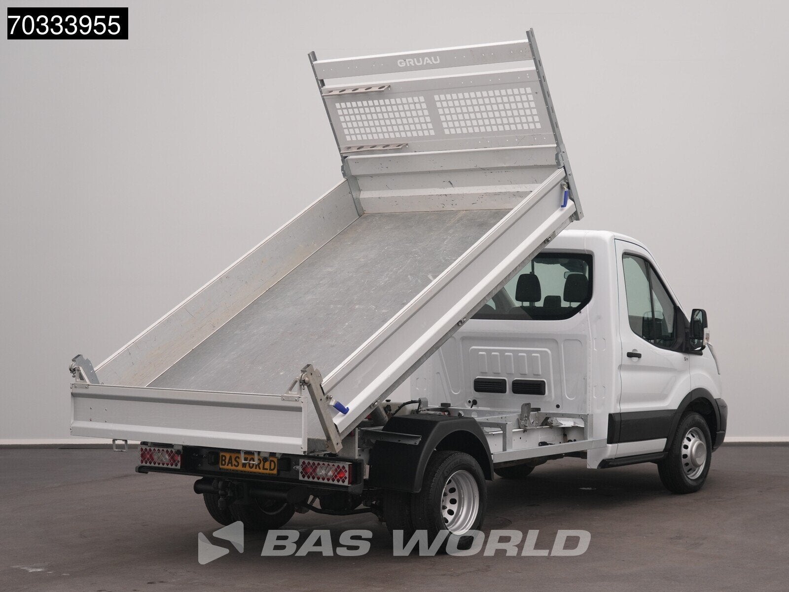Ford Transit 170pk Kipper Dubbellucht 3,5t Trekhaak Airco Ca, Auto's, Start-stop-systeem, Stof, Euro 6, 4 cilinders