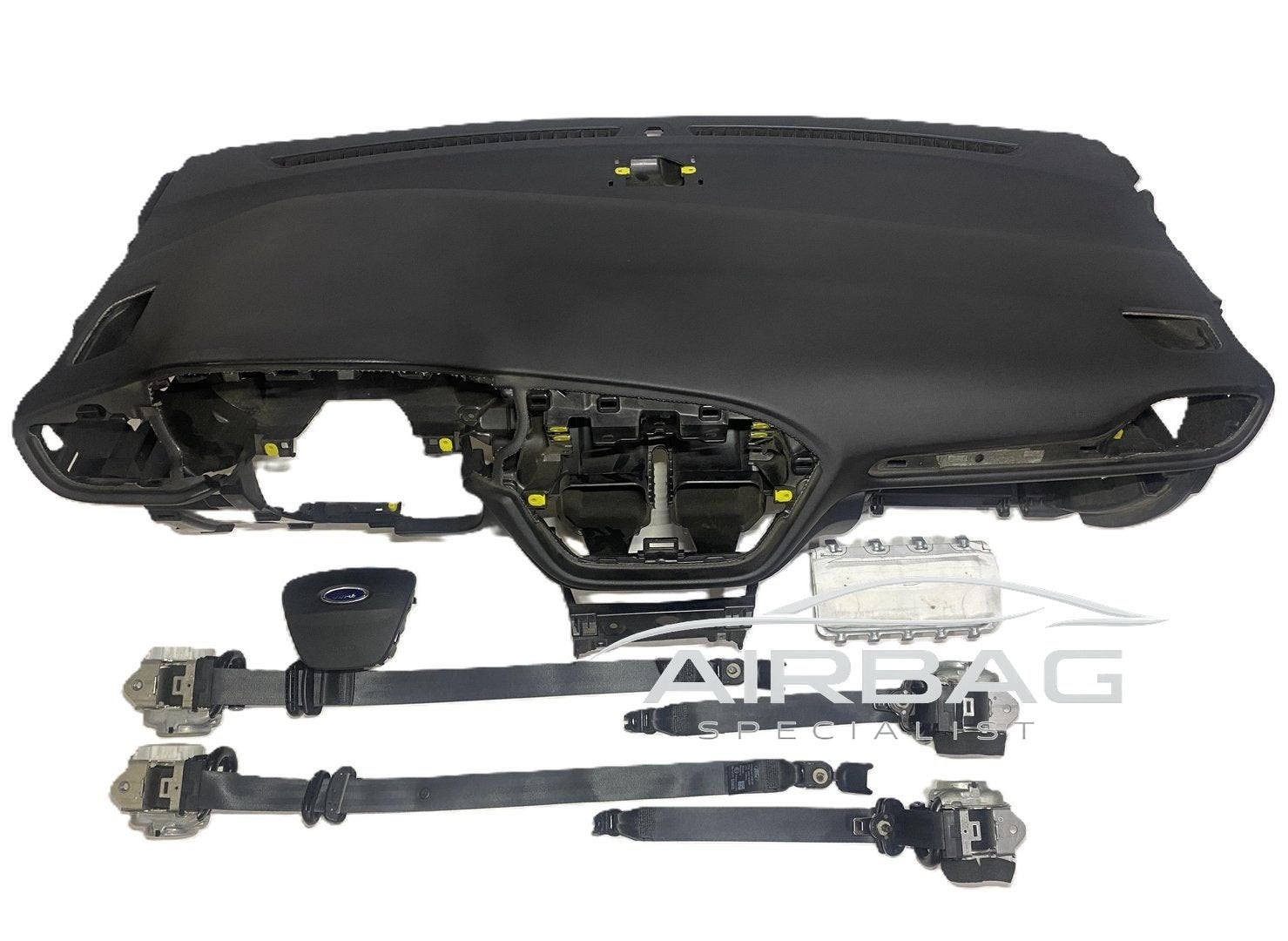 Ford Puma airbag set dashboard, stuur airbag, passagiers air, Gebruikt, -, -, Ophalen of Verzenden