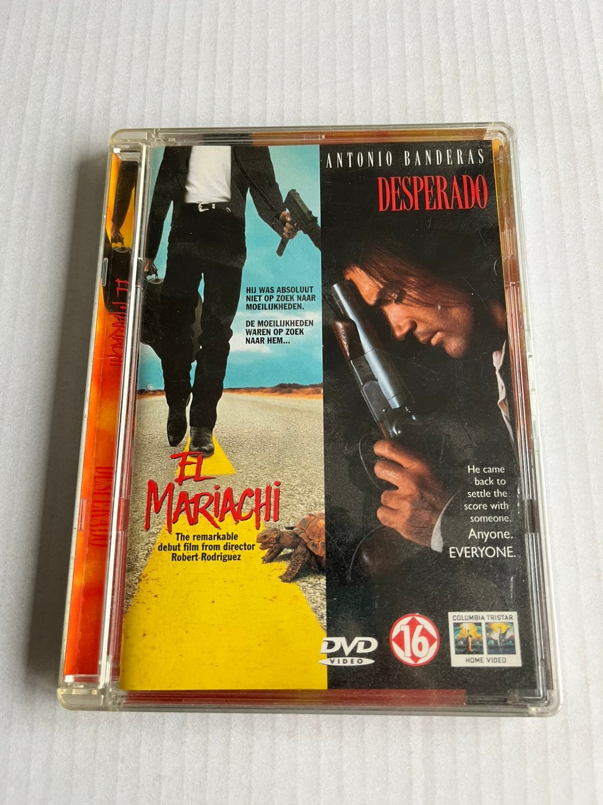 El Mariachi & Desperado DVD, Vanaf 16 jaar, Ophalen of Verzenden, Gebruikt, Actiethriller