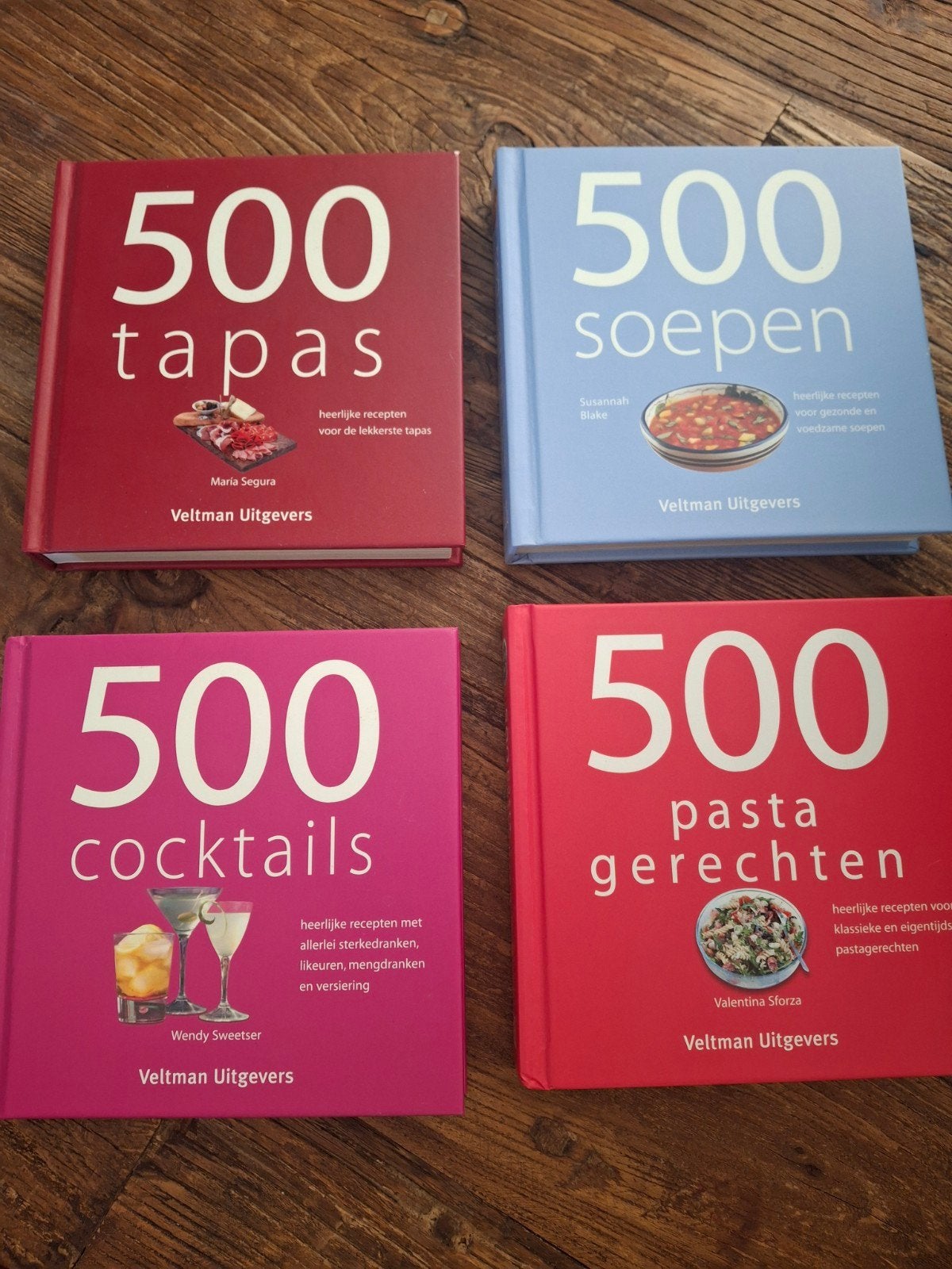 Kookboeken: 500 recepten voor Tapas, Soepen, Cocktails, Past, Boeken, Ophalen, Zo goed als nieuw, Maria Segura, Susannah Blake, Wendy Sweetser, Valentina Sforza
