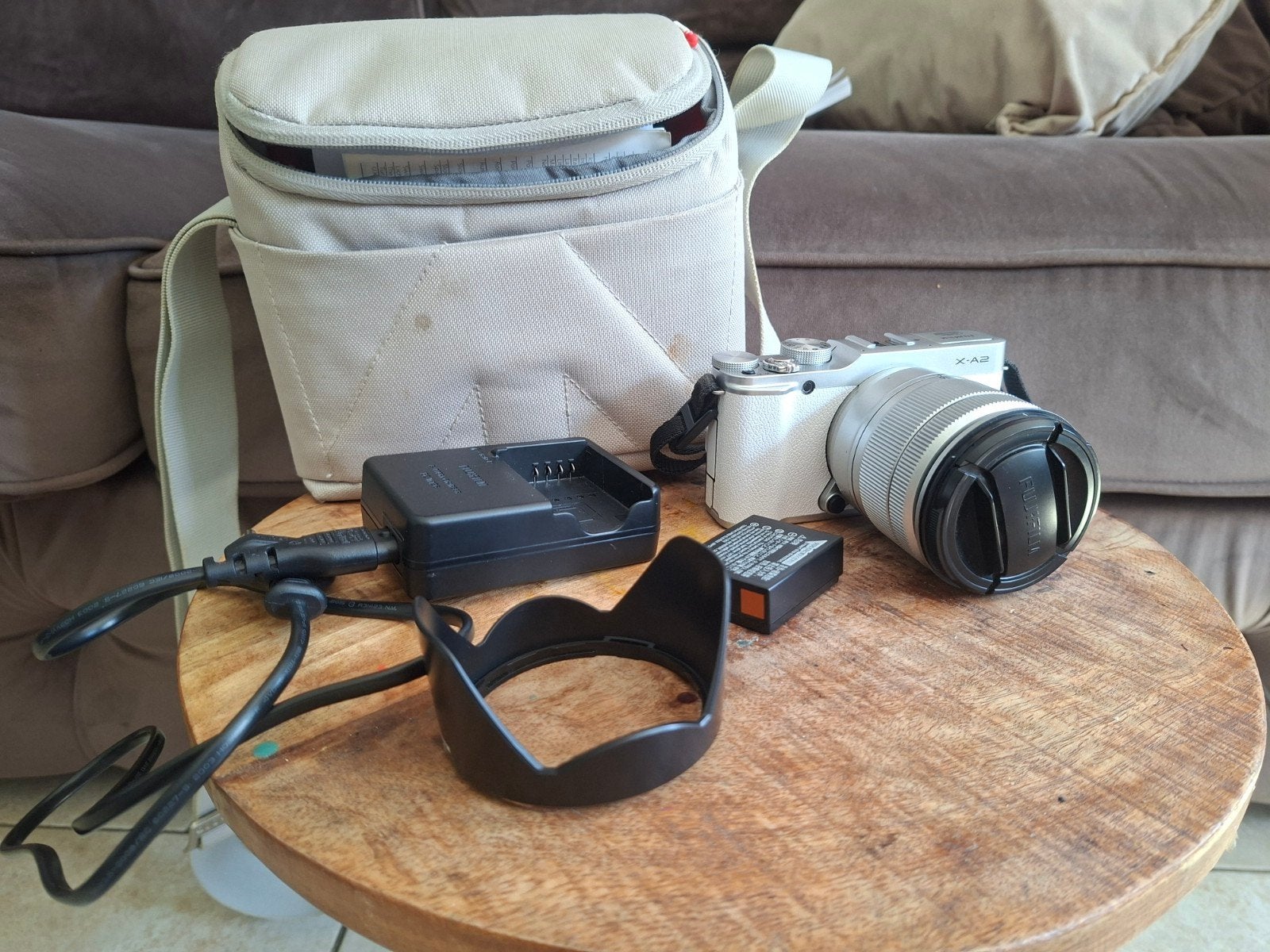 Fujifilm X-A2 Systeemcamera met 16-50mm lens, Audio, Tv en Foto, Fotocamera's Digitaal, Ophalen, Zo goed als nieuw, Fujifilm, 4 t/m 7 keer