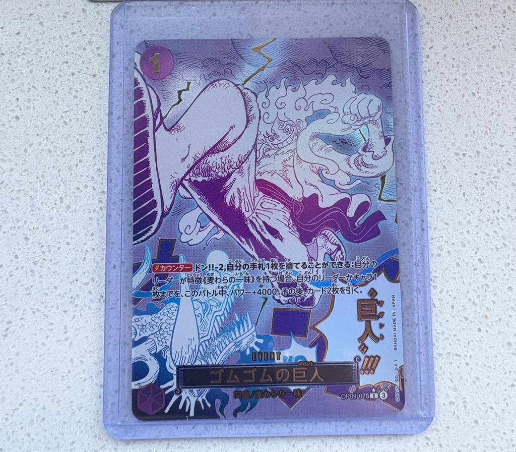 One piece Gum-Gum Giant OP09-078, Ophalen of Verzenden, Zo goed als nieuw