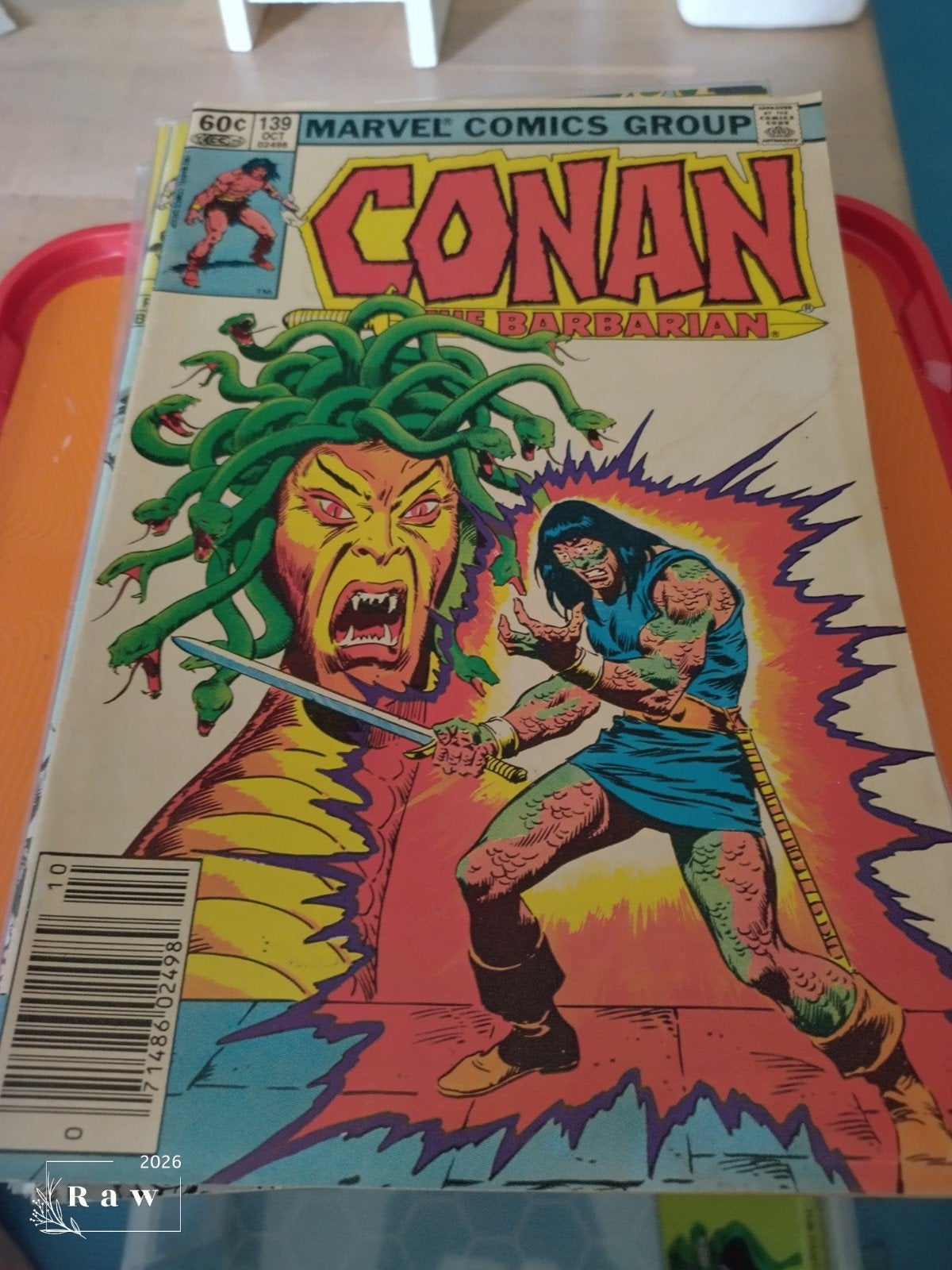 Conan the Barbarian #139 - Marvel Comics (Oktober 1982), Eén comic, Ophalen of Verzenden, Gelezen, Amerika