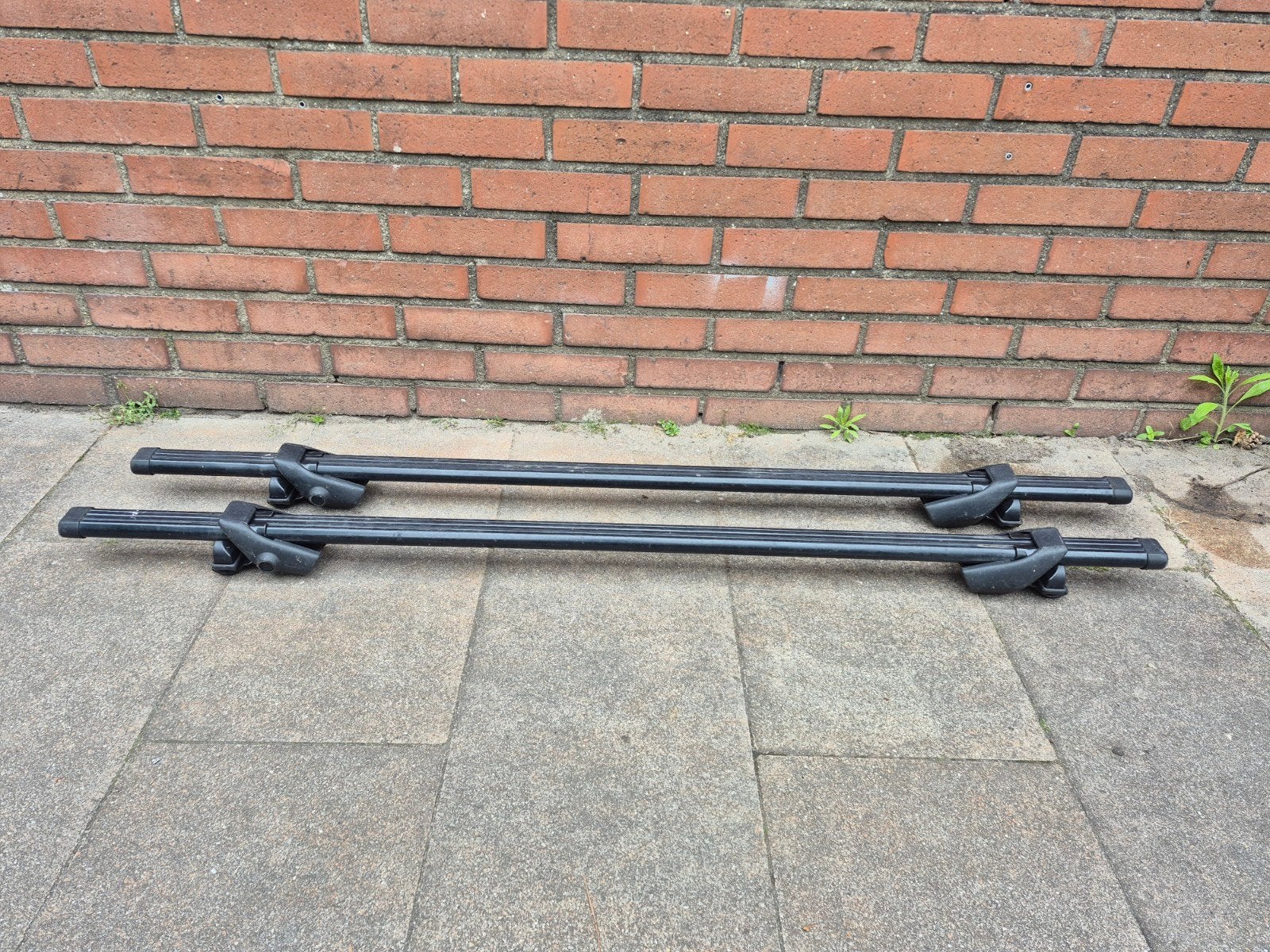 Universele dakdragers voor auto's met dakrails, Auto diversen, Dakdragers, Ophalen, Gebruikt