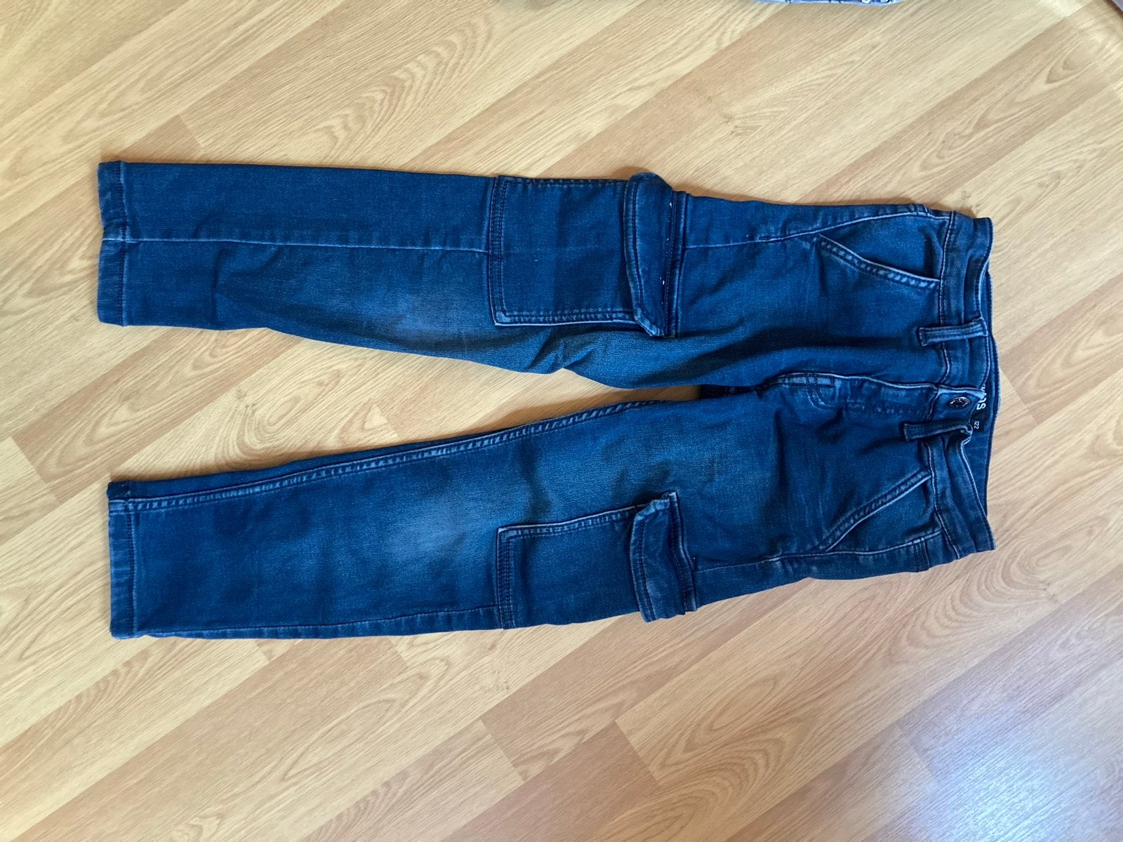 Stoere slim fit jeans voor jongens - Maat 122, Ophalen of Verzenden, Zo goed als nieuw, Jongen, Broek