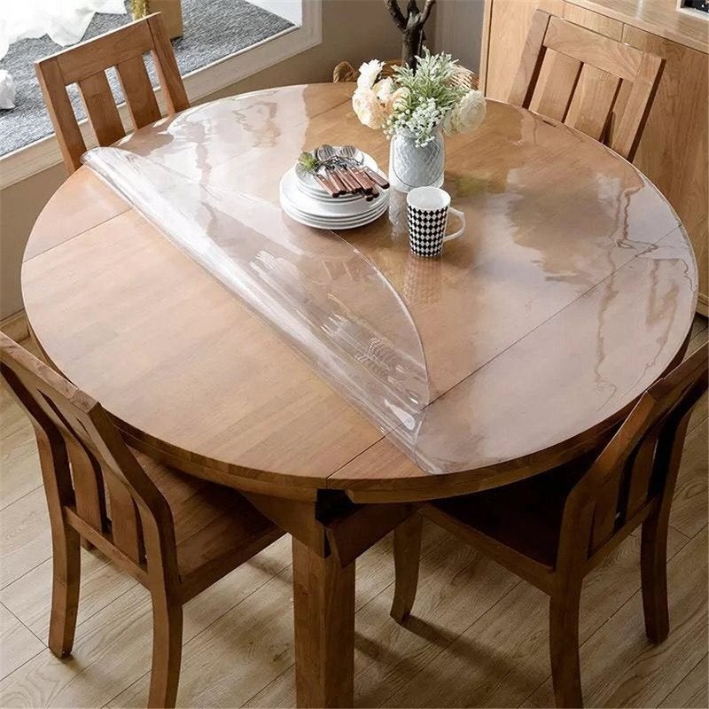 Transparant Tafelkleed / Doorzichtig Tafellaken Tafel Hoes, Verzenden, Nieuw, Rond